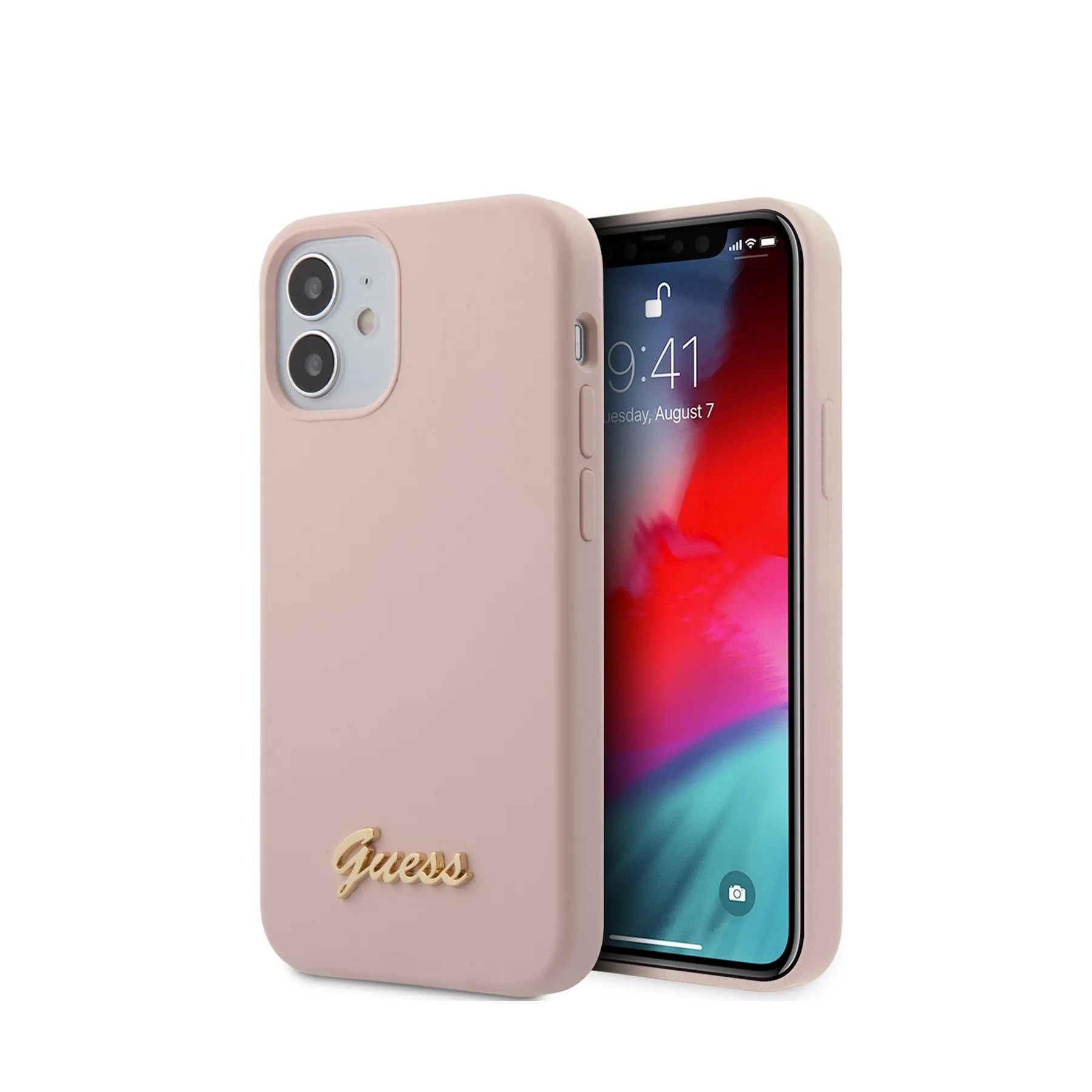 Coque iPhone 12 mini Guess soft touch 2 vues