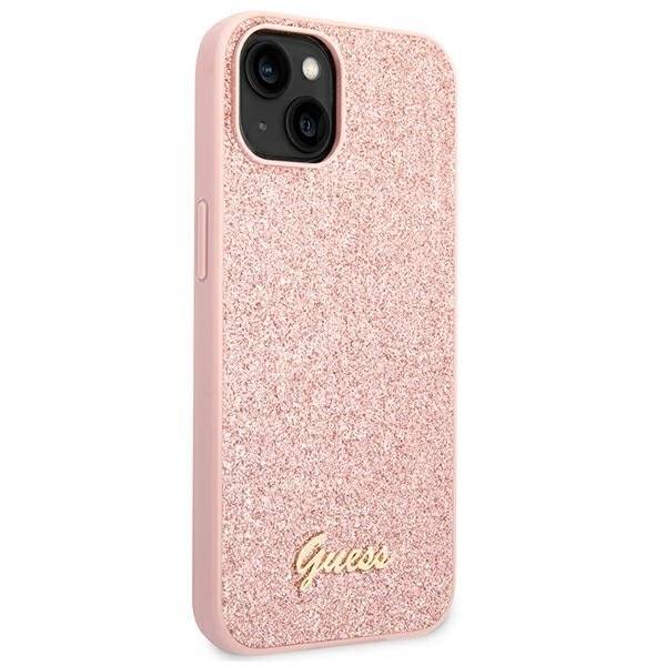 Coque iPhone 14 Plus Guess brillante vue droite