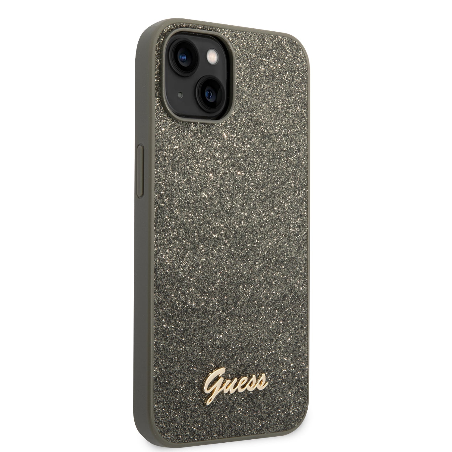 Coque iPhone 14 Plus Guess brillante vue droite