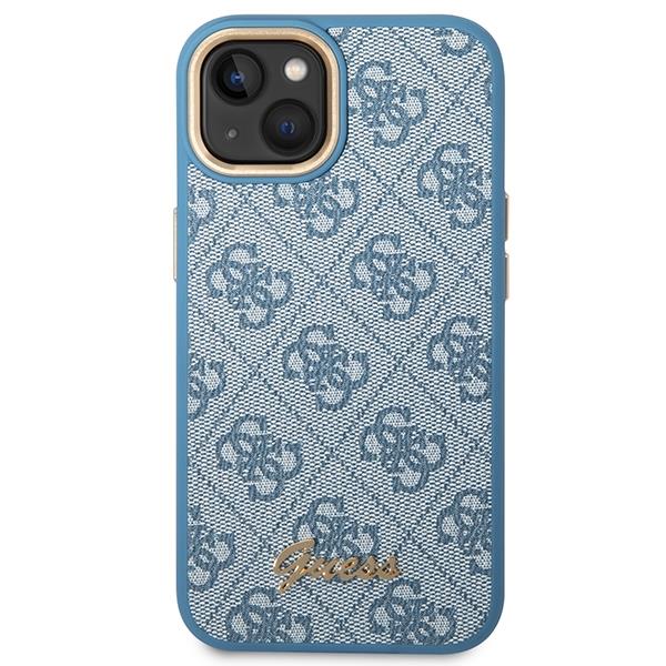 Coque iPhone 14 Plus Guess dorée vue face