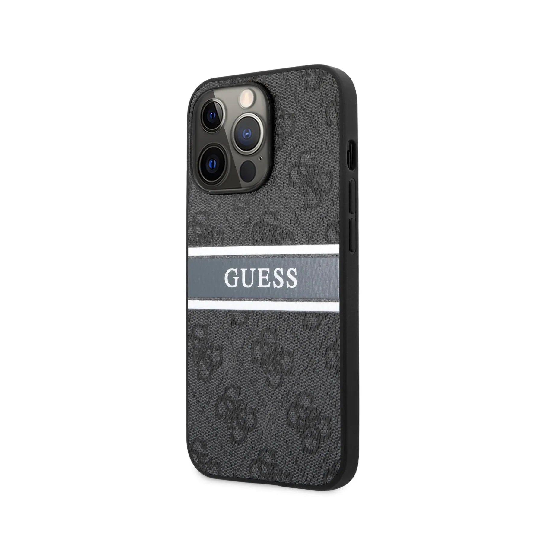 Coque iPhone 13 Pro Guess bande inclinée