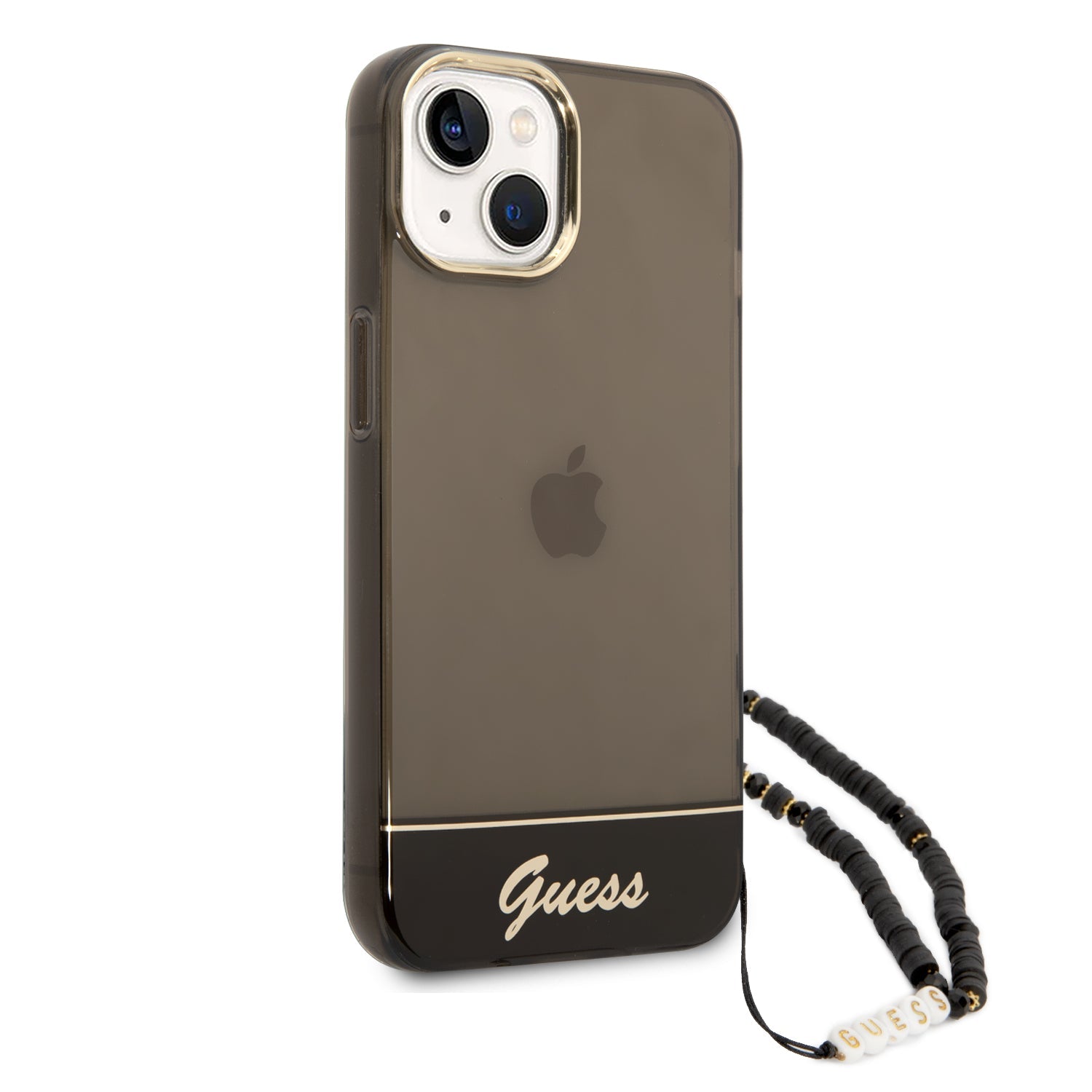 Coque iPhone 14 Plus Guess teintée vue droite