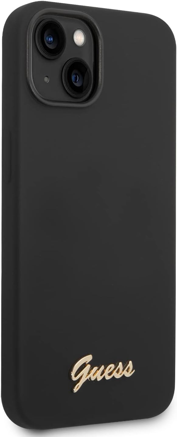 Coque iPhone 14 Plus Guess soft touch vue droite