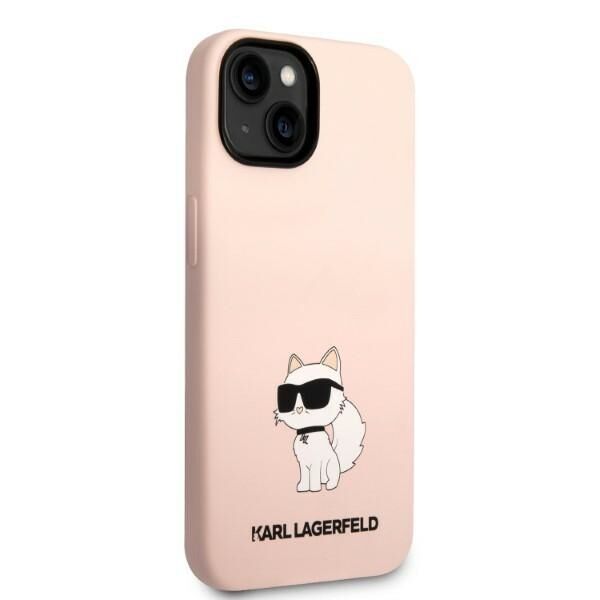 Coque iPhone 14 Plus Karl Lagerfeld Choupette vue droite