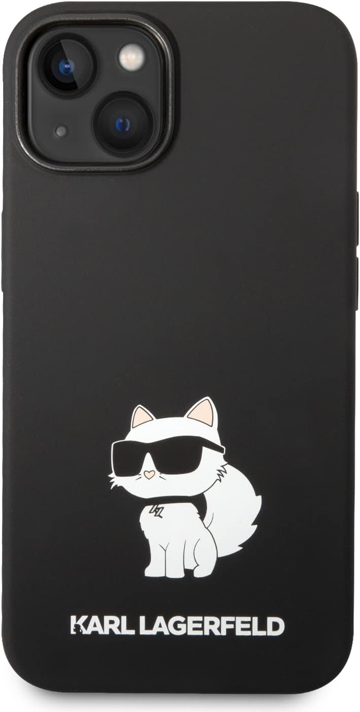 Coque iPhone 14 Plus Karl Lagerfeld Choupette vue face