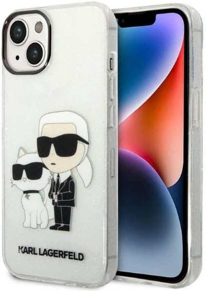 Coque iPhone 14 Plus Karl Lagerfeld Karl et Choupette 2 vues