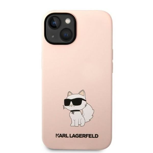 Coque iPhone 14 Plus Karl Lagerfeld Choupette vue face
