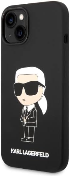 Coque iPhone 14 Karl Lagerfeld Karl inclinée