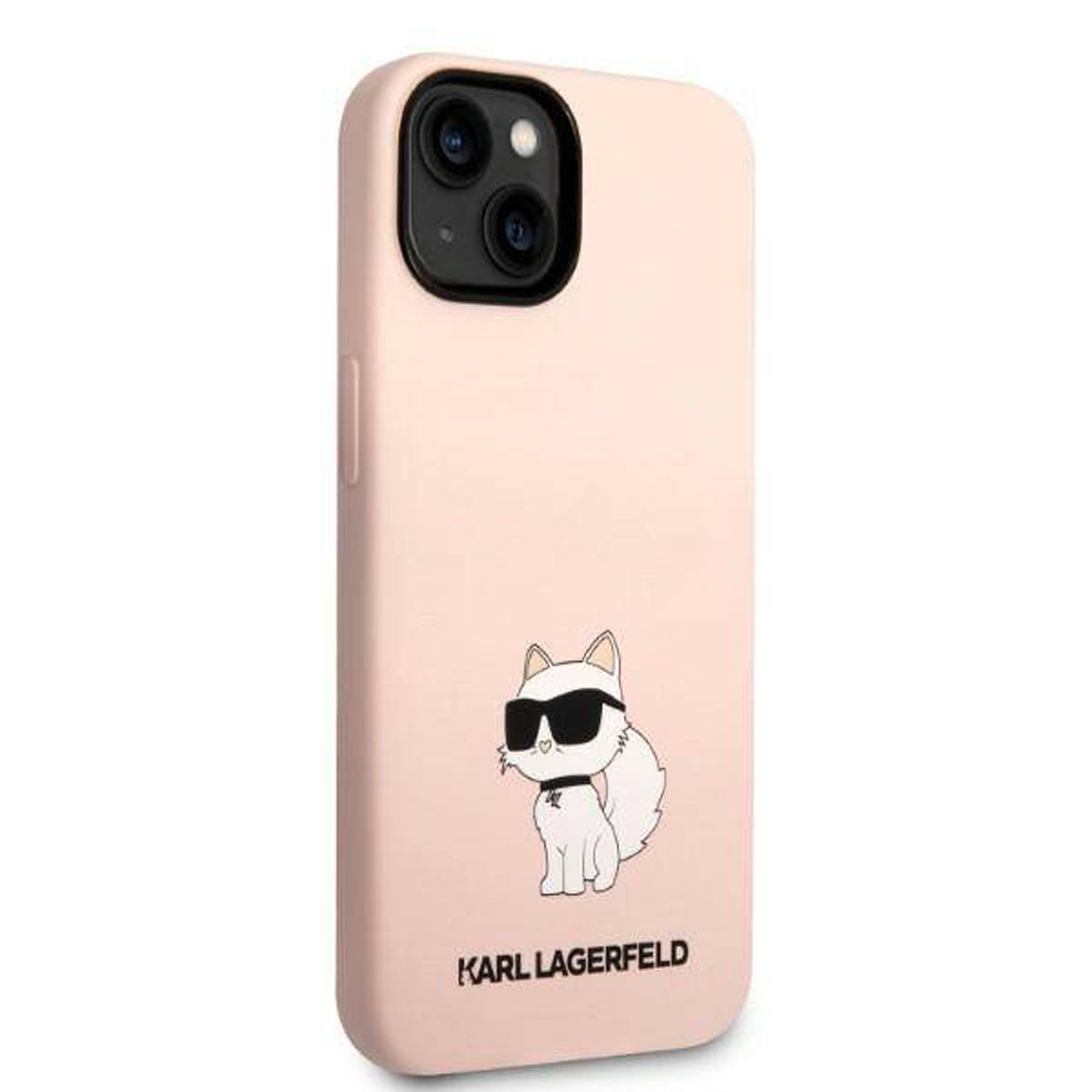Coque iPhone 14 Karl Lagerfeld Choupette vue droite