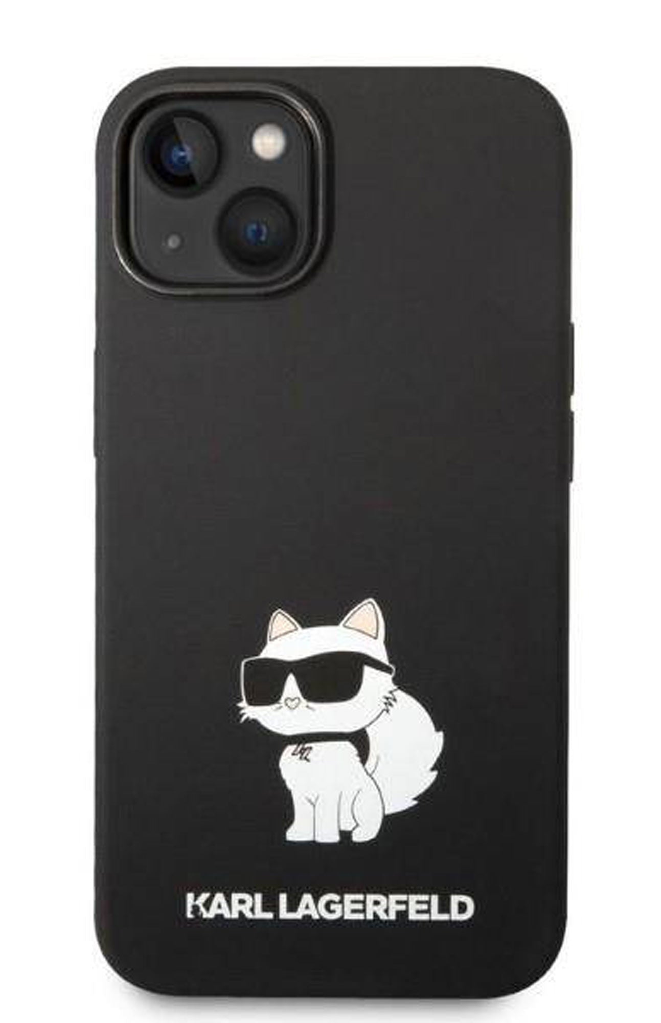 Coque iPhone 14 Karl Lagerfeld Choupette vue face