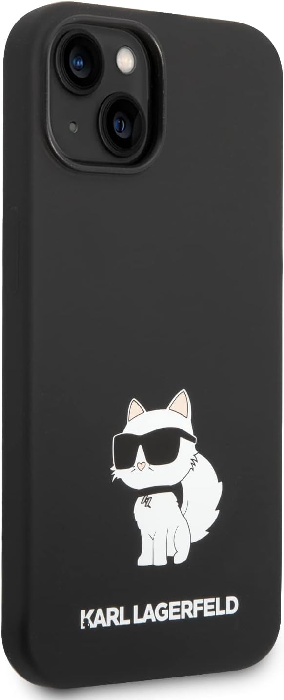 Coque iPhone 14 Plus Karl Lagerfeld Choupette vue droite