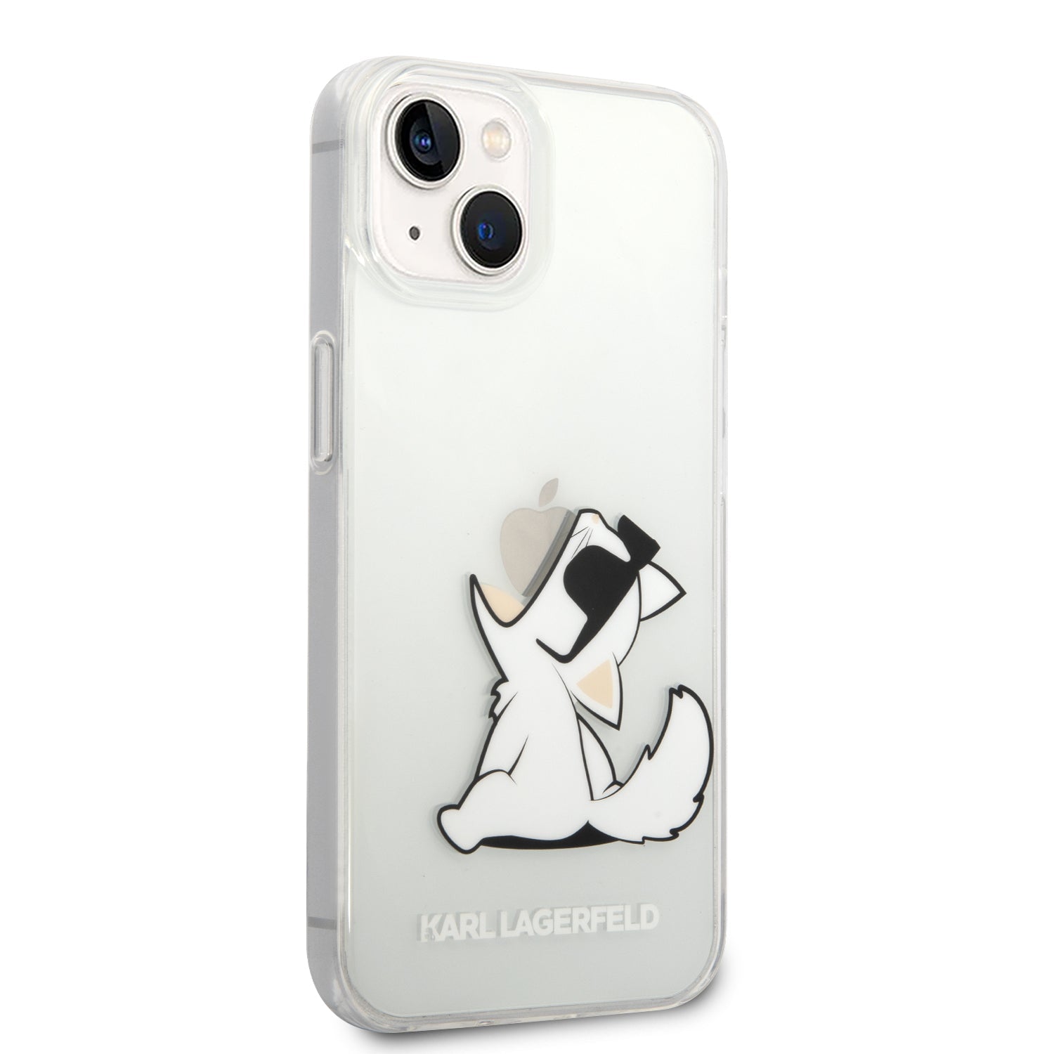 Coque iPhone 14 Karl Lagerfeld Choupette vue droite