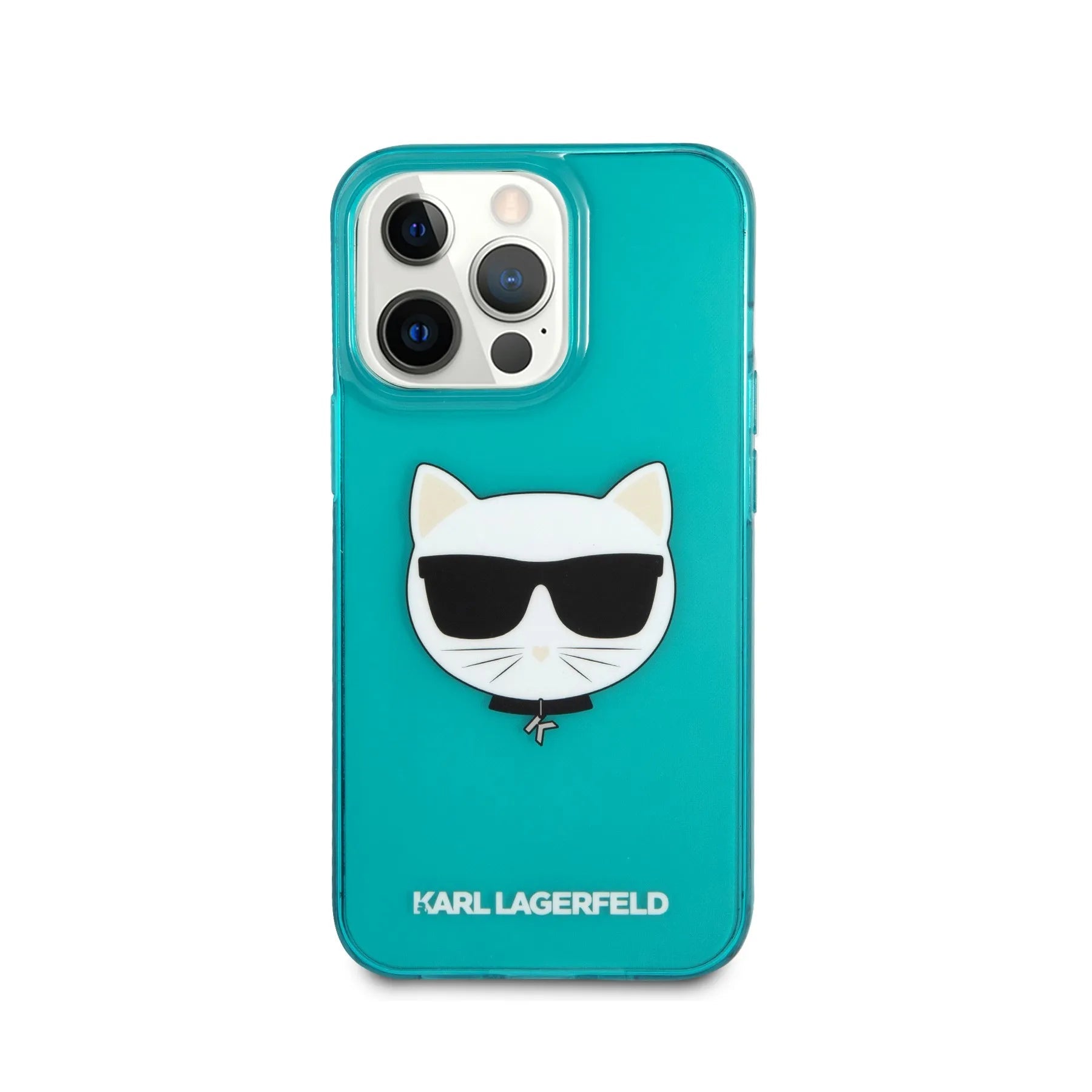 Coque iPhone 13 Pro Karl Lagerfeld Choupette vue face
