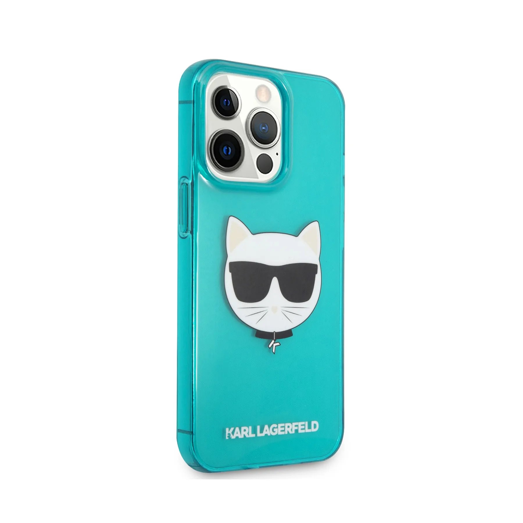 Coque iPhone 13 Pro Karl Lagerfeld Choupette vue droite