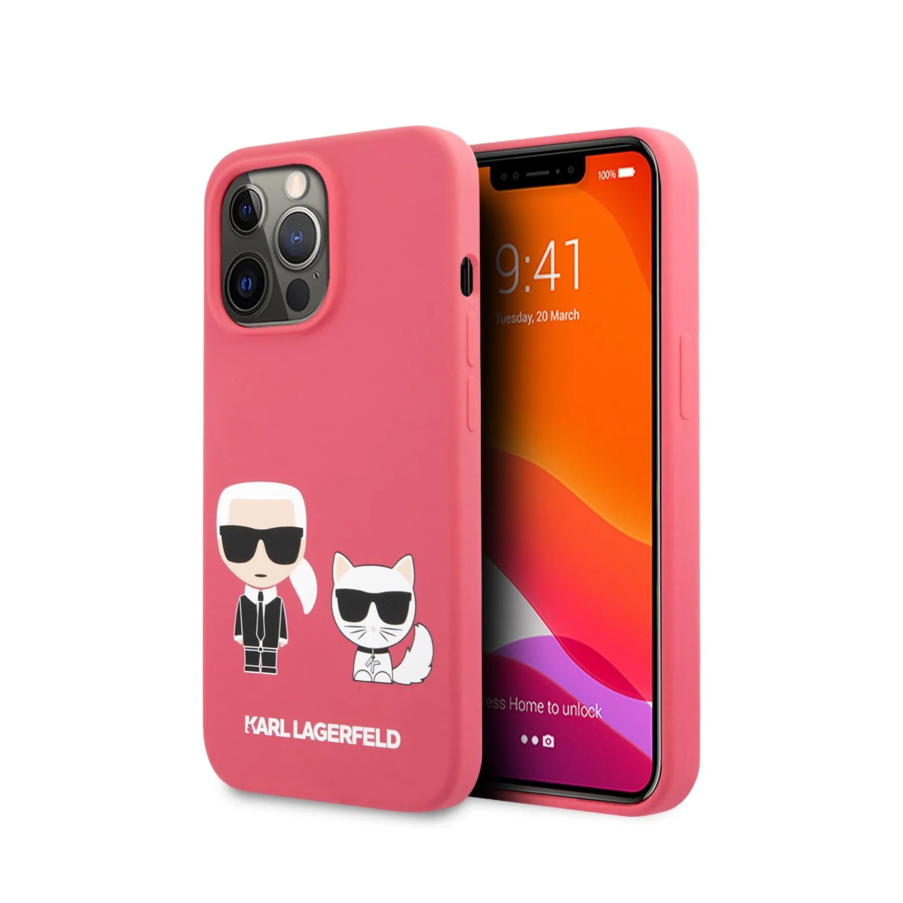 Coque iPhone 13 Pro Karl Lagerfeld Karl et Choupette 2 vues