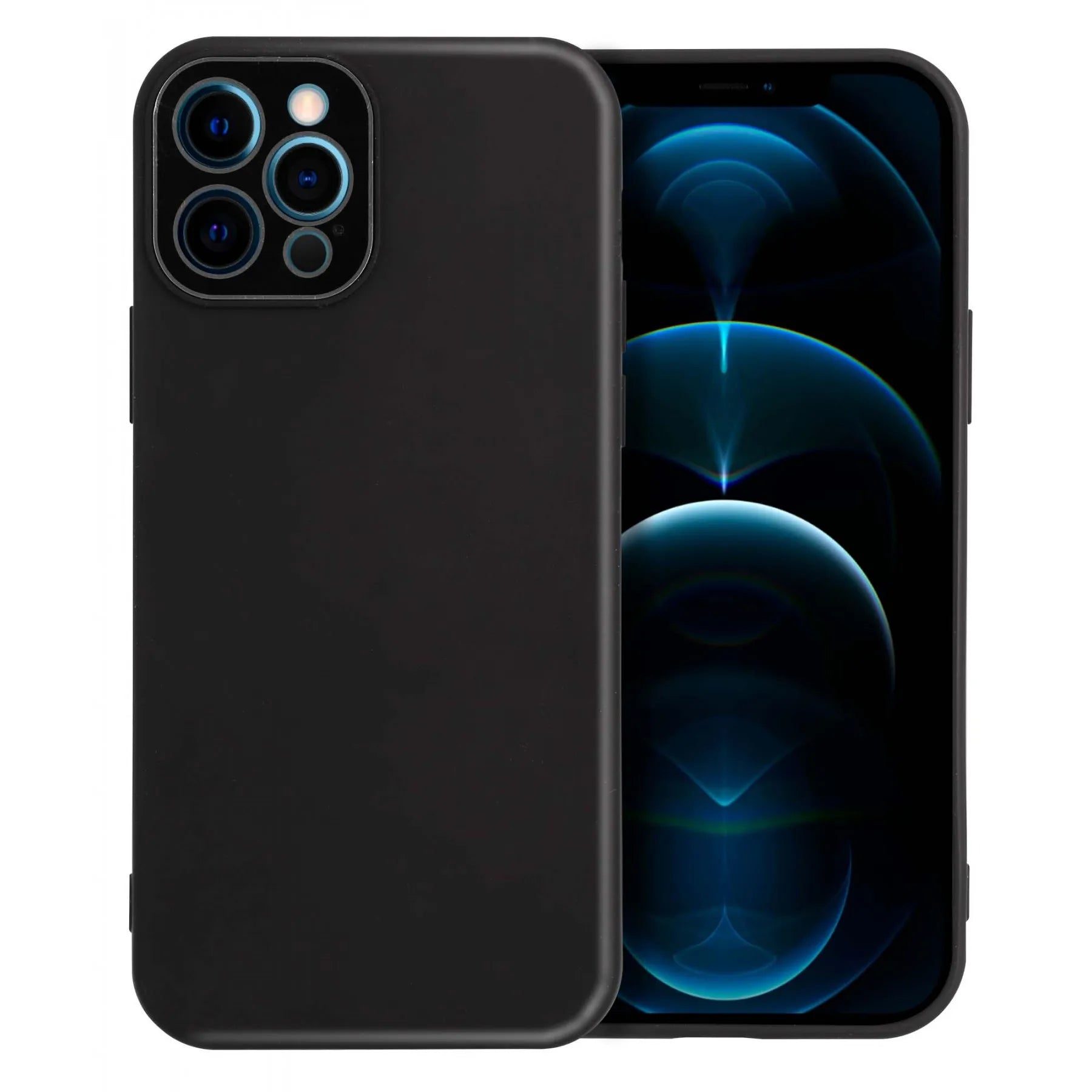 Coque Silicone Touch avec protection caméra pour iPhone 12 Pro - My Store