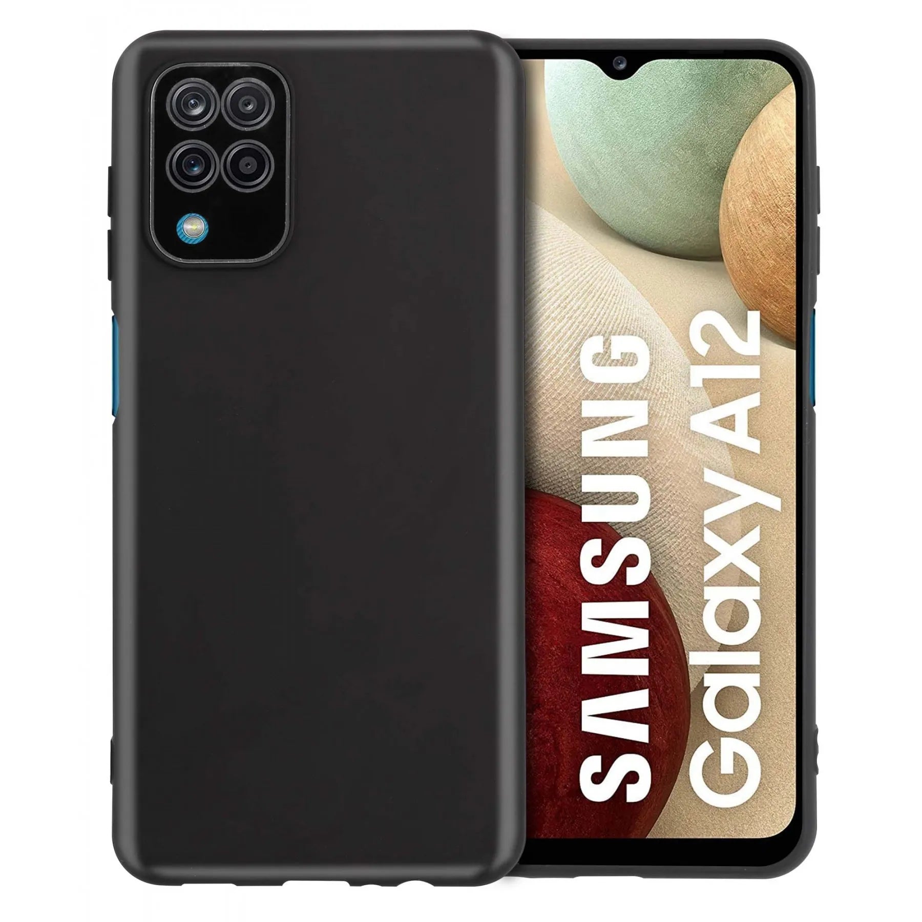 Coque Silicone Touch avec protection caméra pour Samsung A12 - My Store