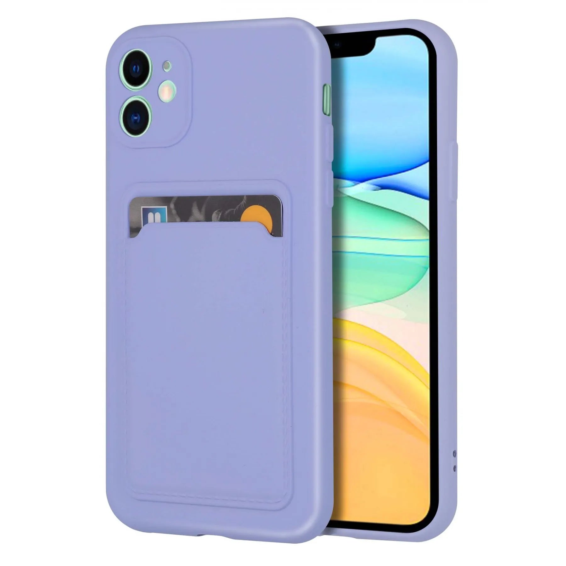 Coque Silicone Touch Porte Carte pour iPhone 11 - My Store