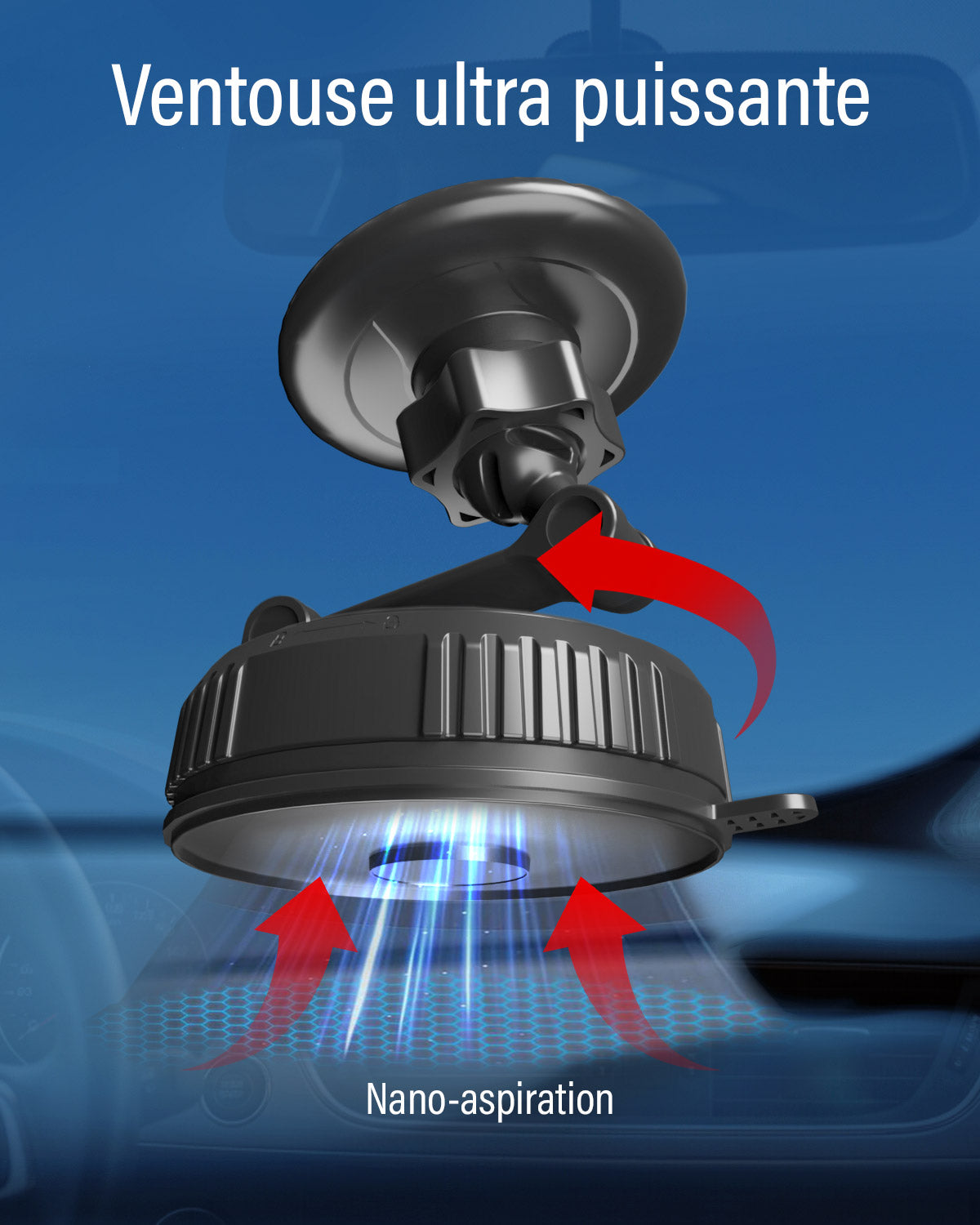 Support Voiture Ventouse Magnétique Magsafe