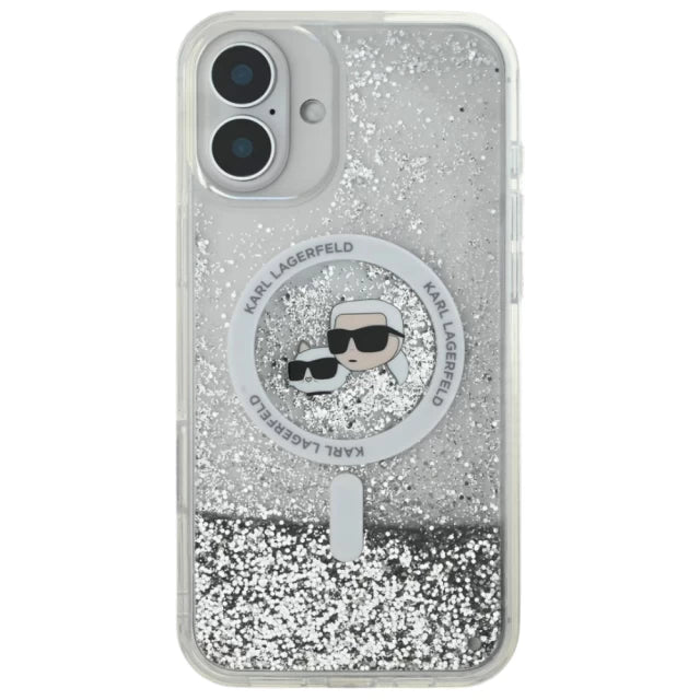 Coque iPhone 16 Karl Lagerfeld et Choupette