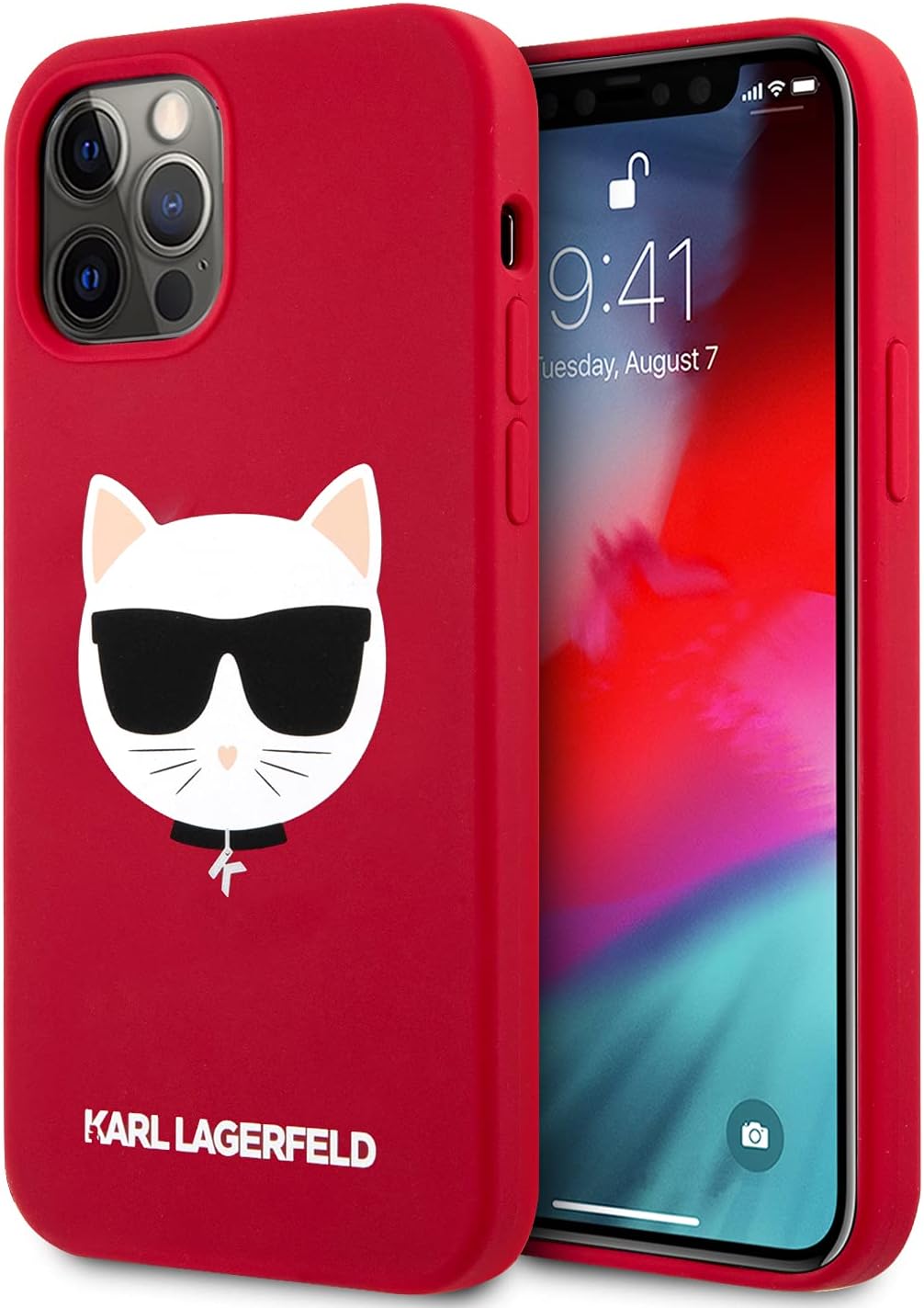 Coque iPhone 12 Pro Max Karl Lagerfeld tête de Choupette