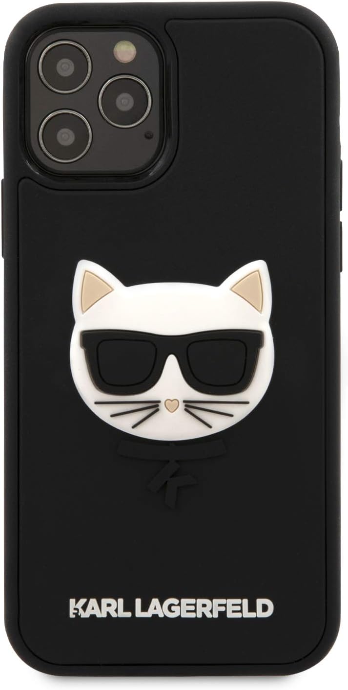 Coque iPhone 12 Pro Max Karl Lagerfeld tête de Choupette