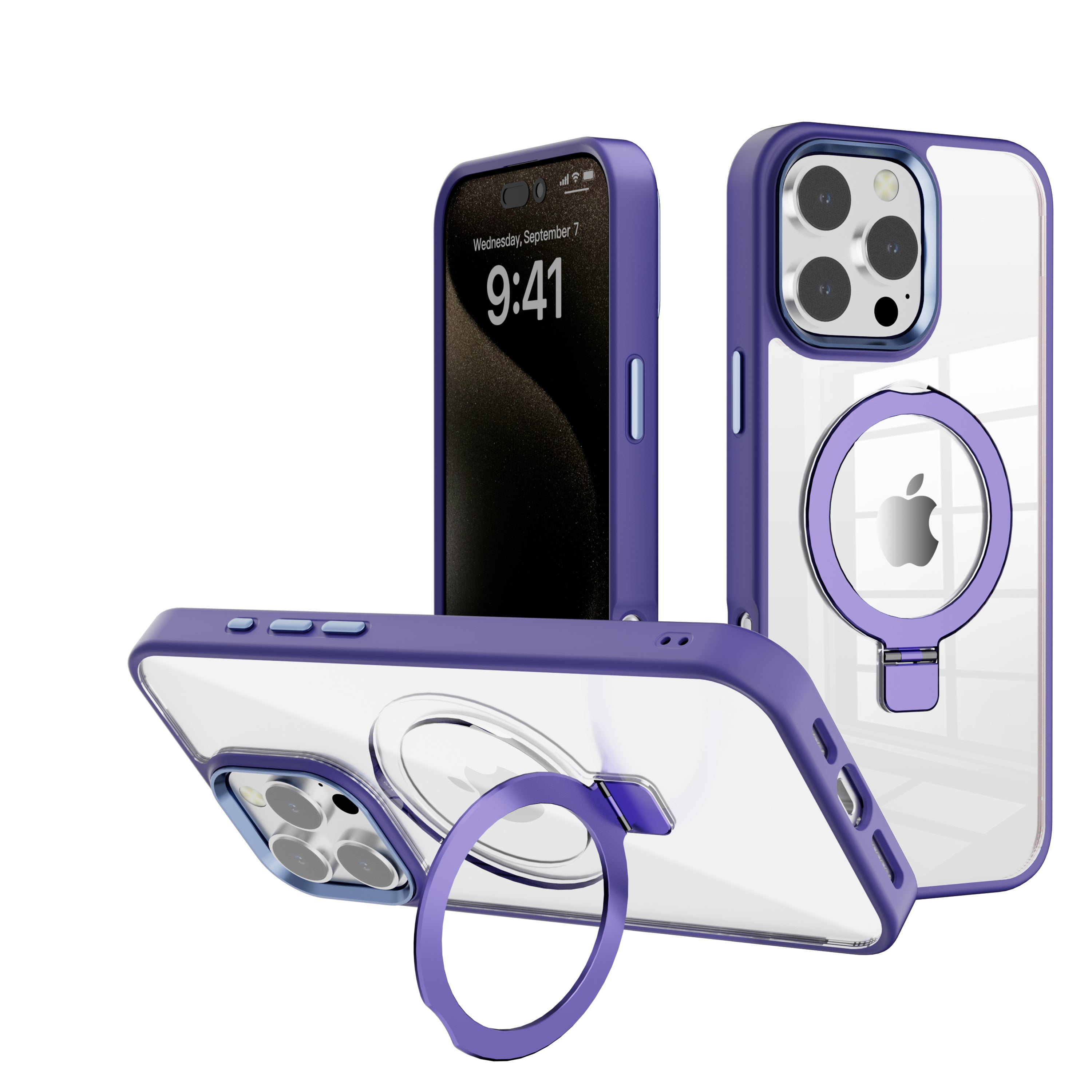 Coque iPhone 16 Plus Hybrid Magsafe Anneaux