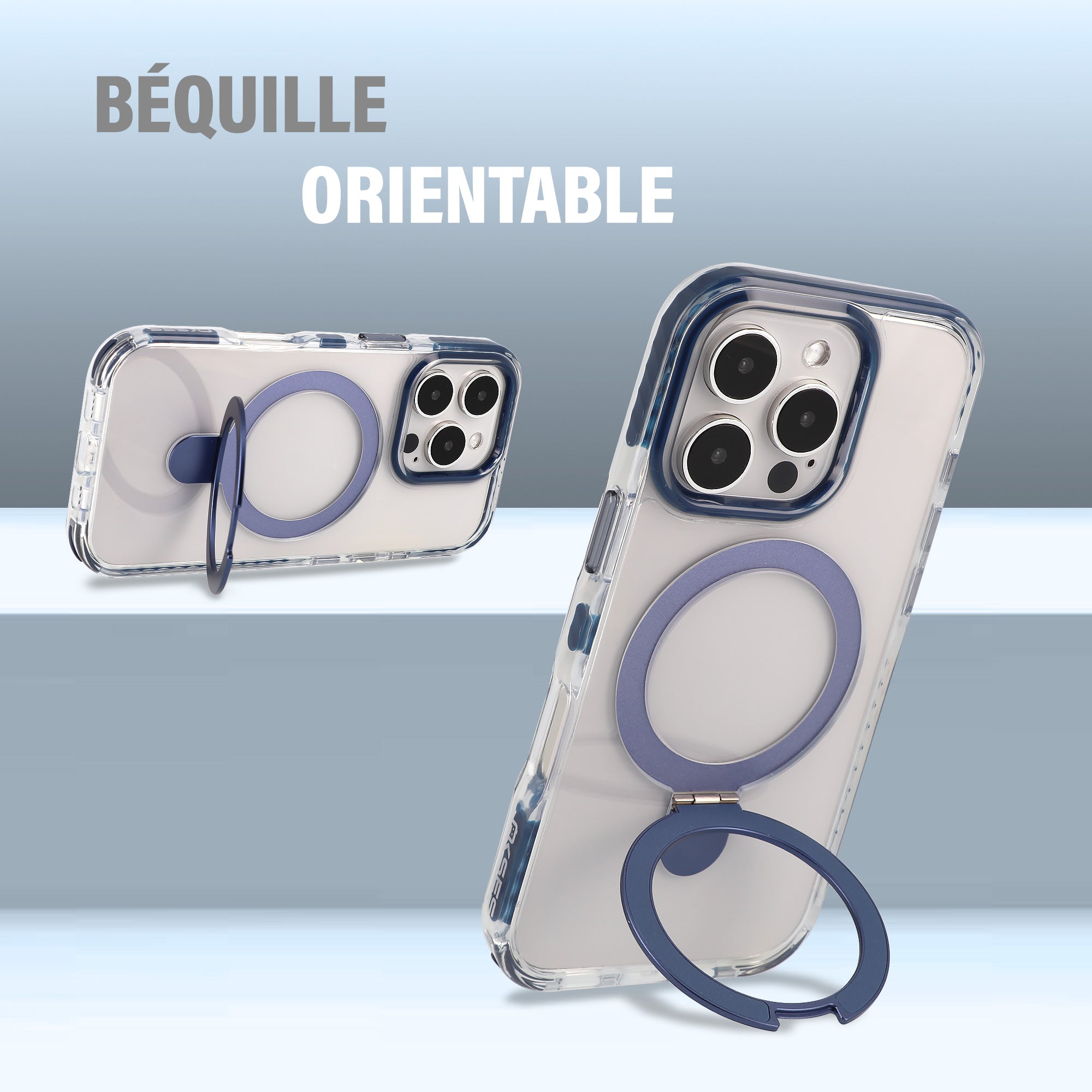 Coque iPhone 16 Pro Akses Hybrid Magsafe Anneaux
