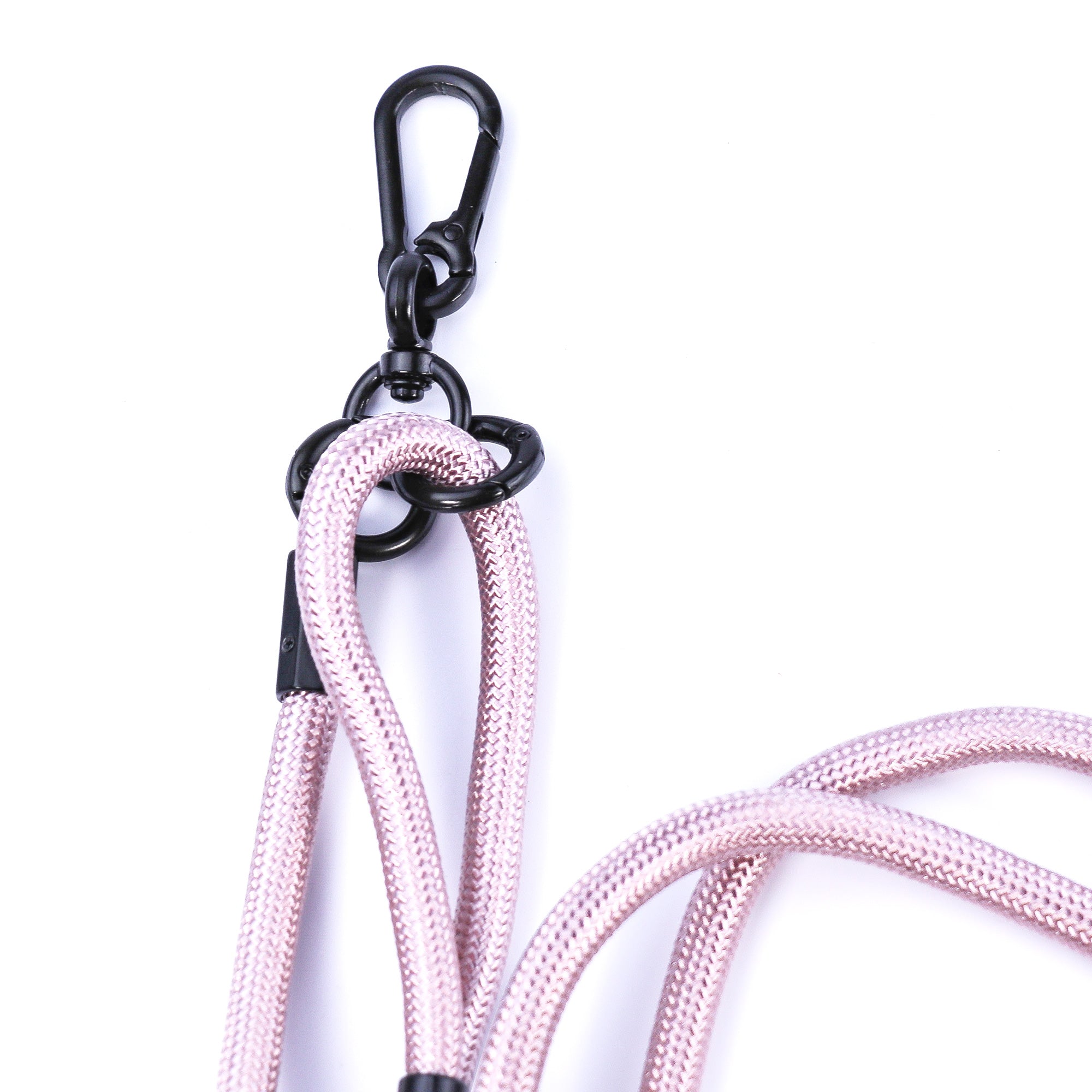 Cordon tressé rose cuivré