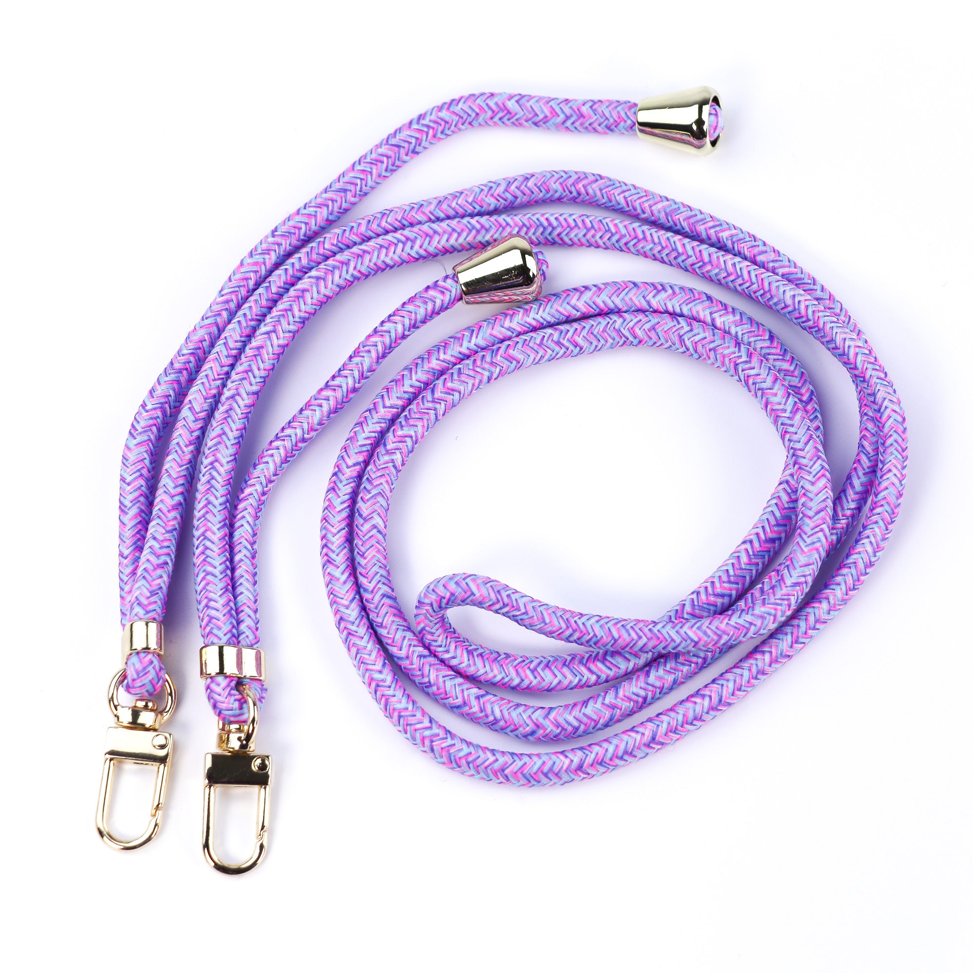 Cordon tressé Violet
