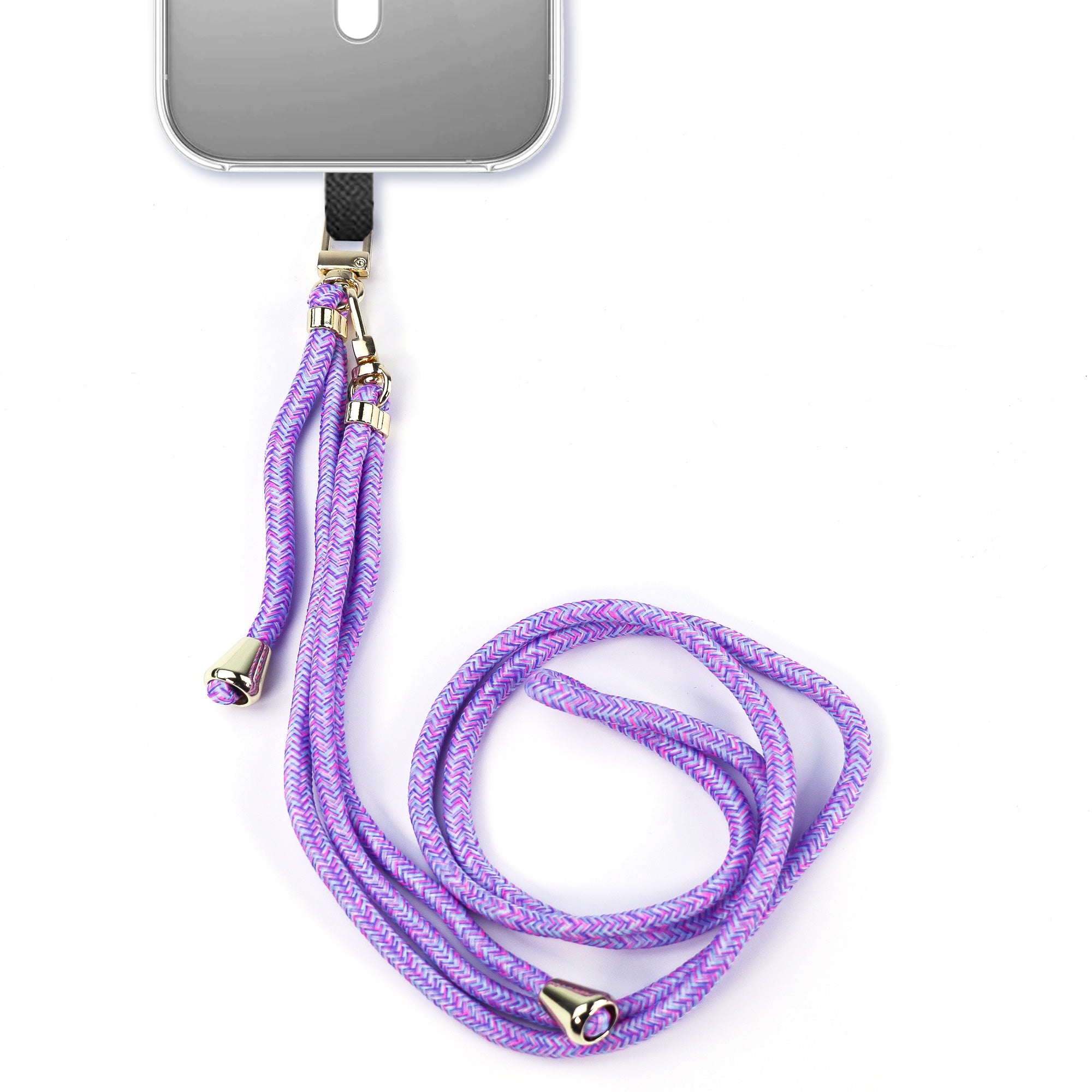 Cordon tressé Violet
