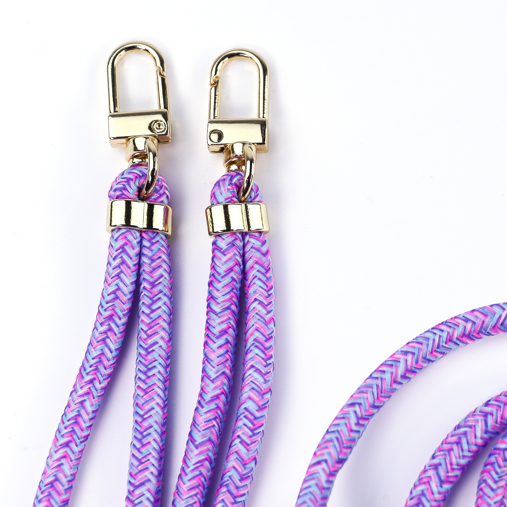 Cordon tressé Violet