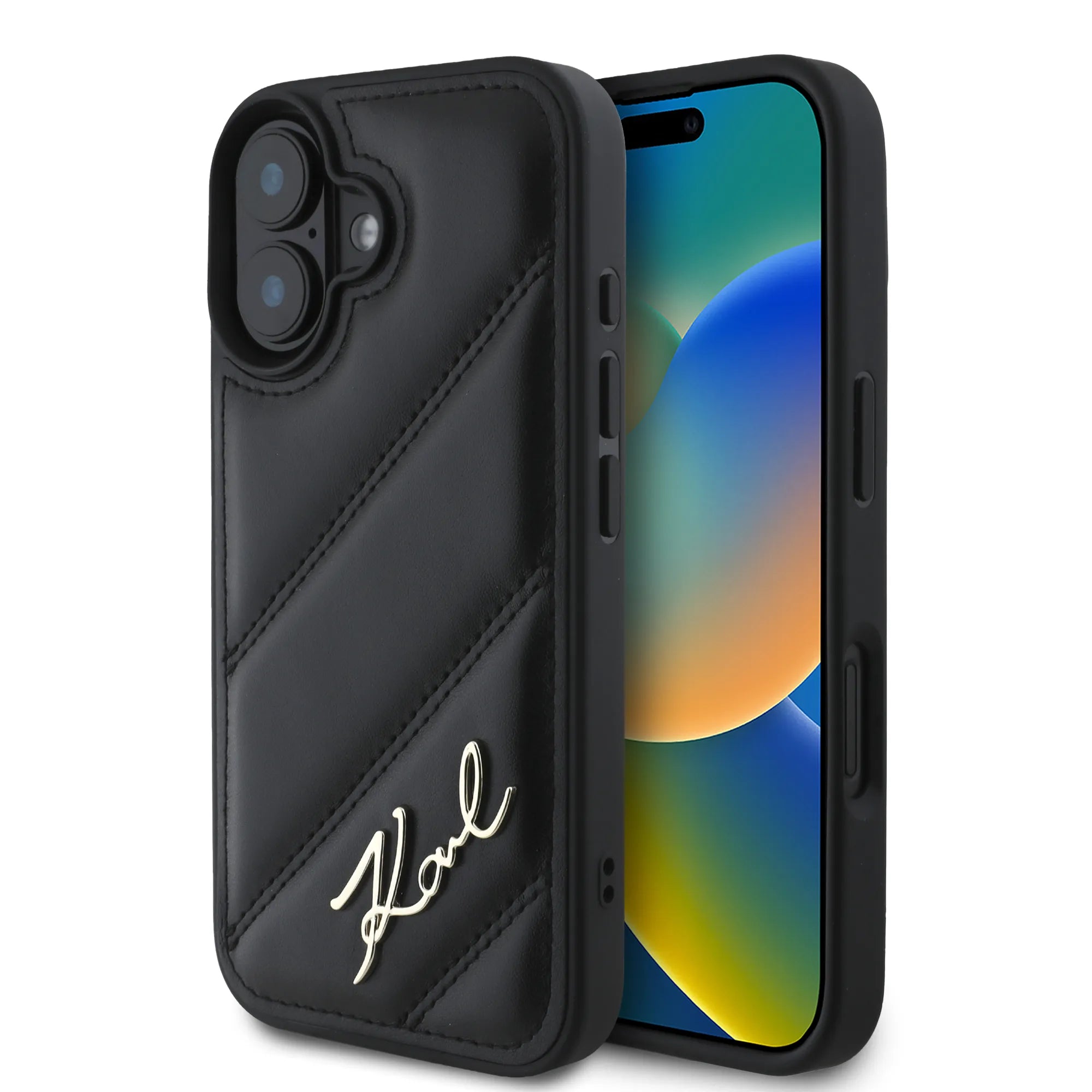Coque iPhone 16 Karl Lagerfeld signature