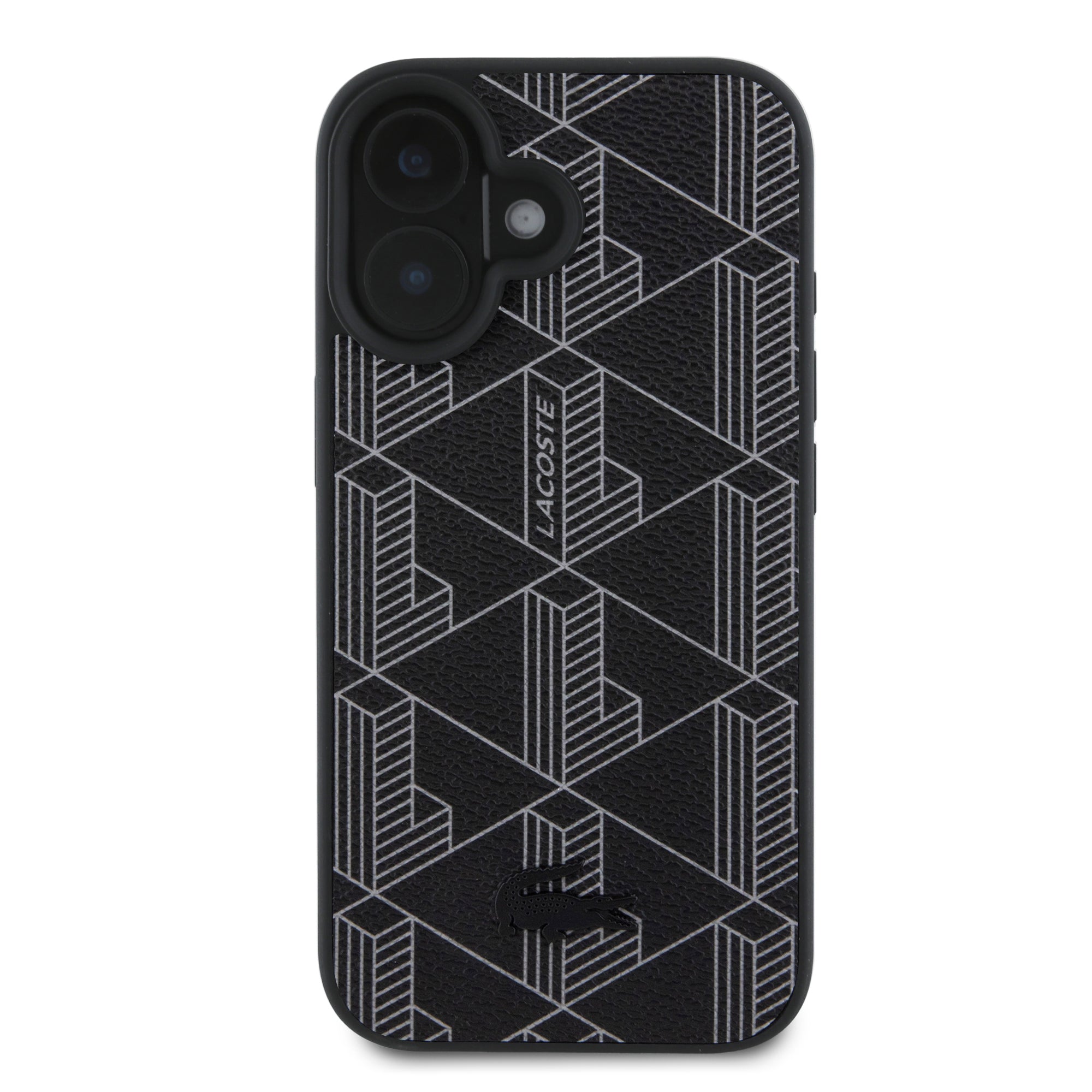 Coque iPhone 16 Plus Lacoste motif