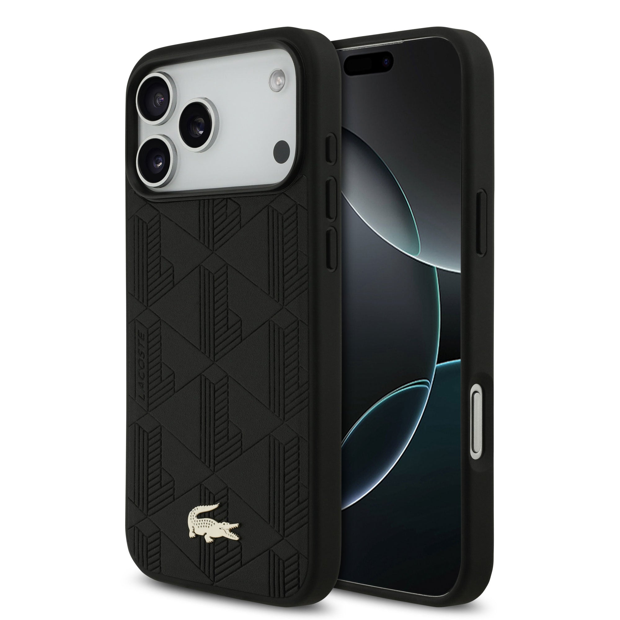 Coque iPhone 17 Pro Max Lacoste motif