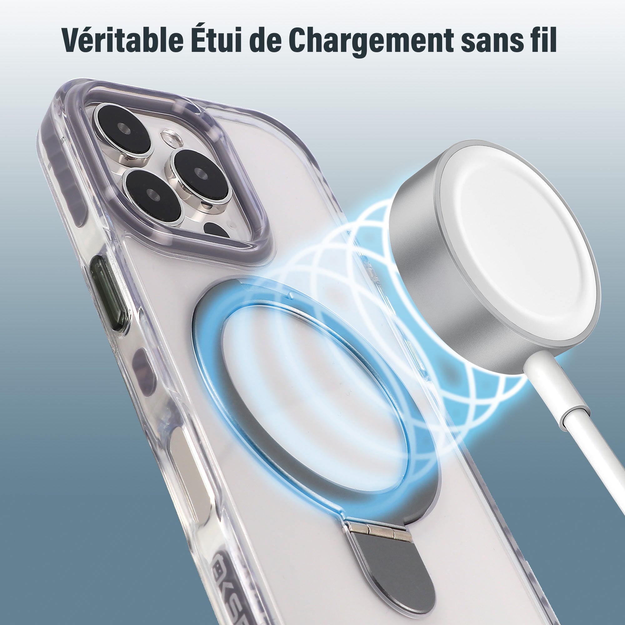 Coque iPhone 16 Pro Akses Hybrid Magsafe Anneaux