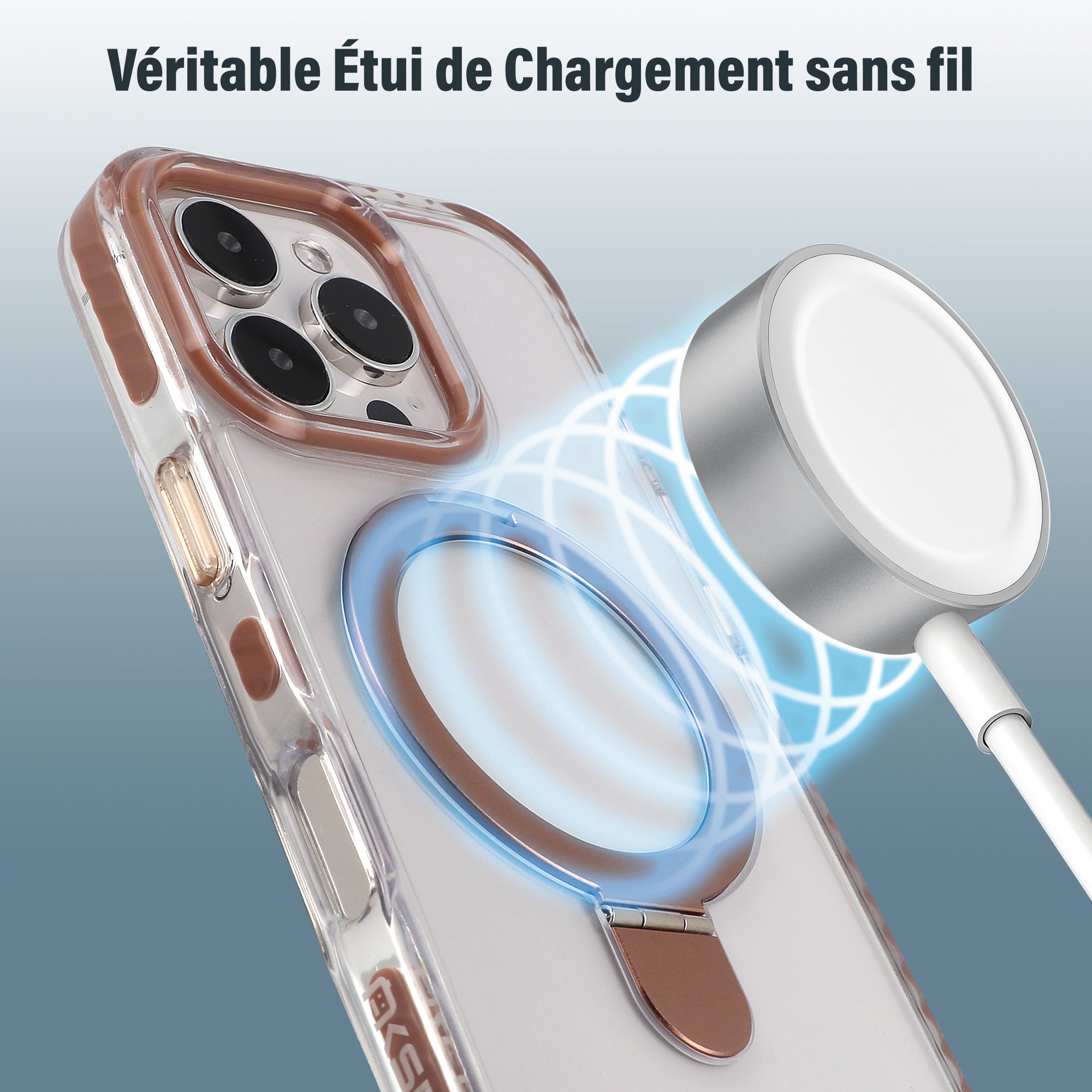Coque iPhone 16 Pro Akses Hybrid Magsafe Anneaux