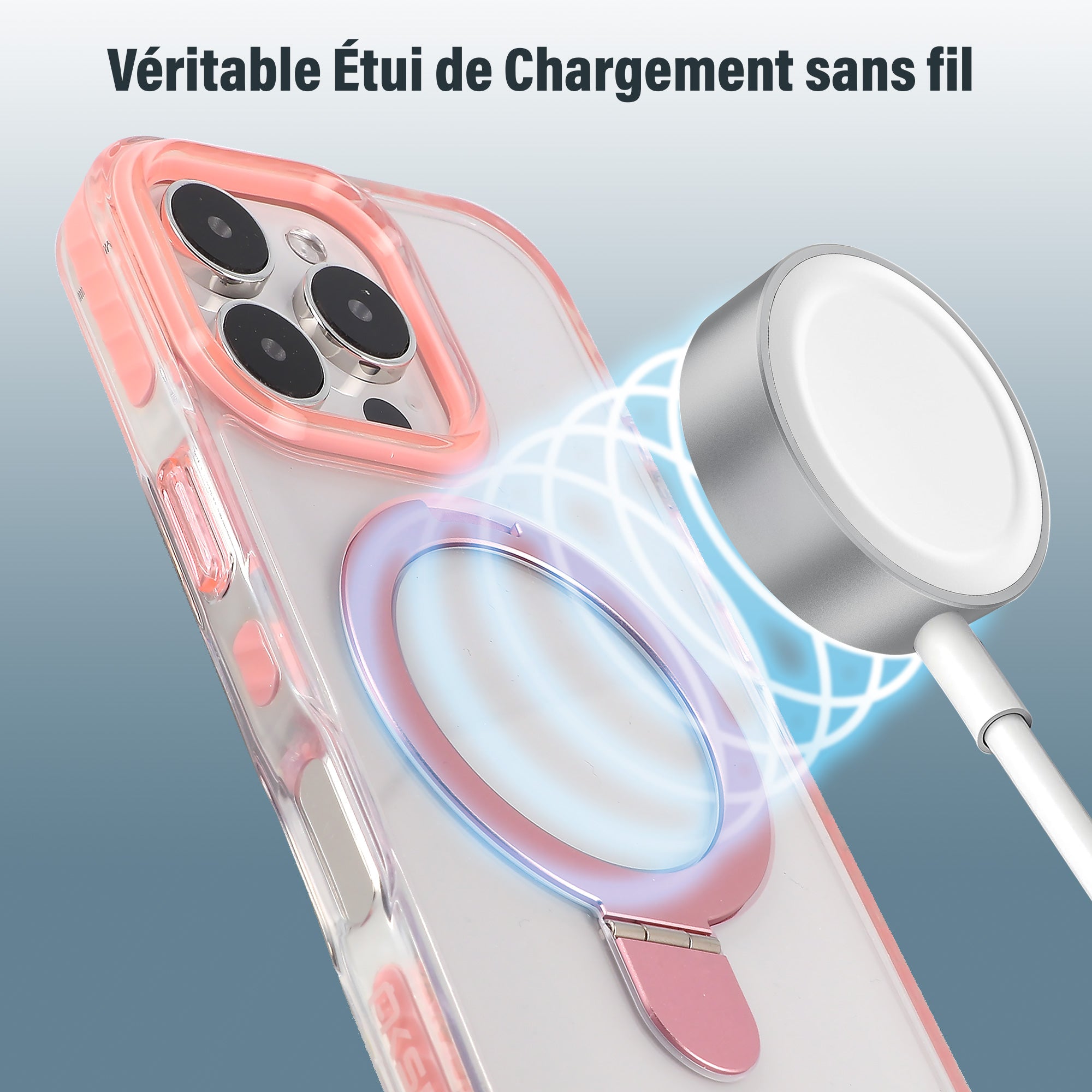 Coque iPhone 16 Pro Akses Hybrid Magsafe Anneaux