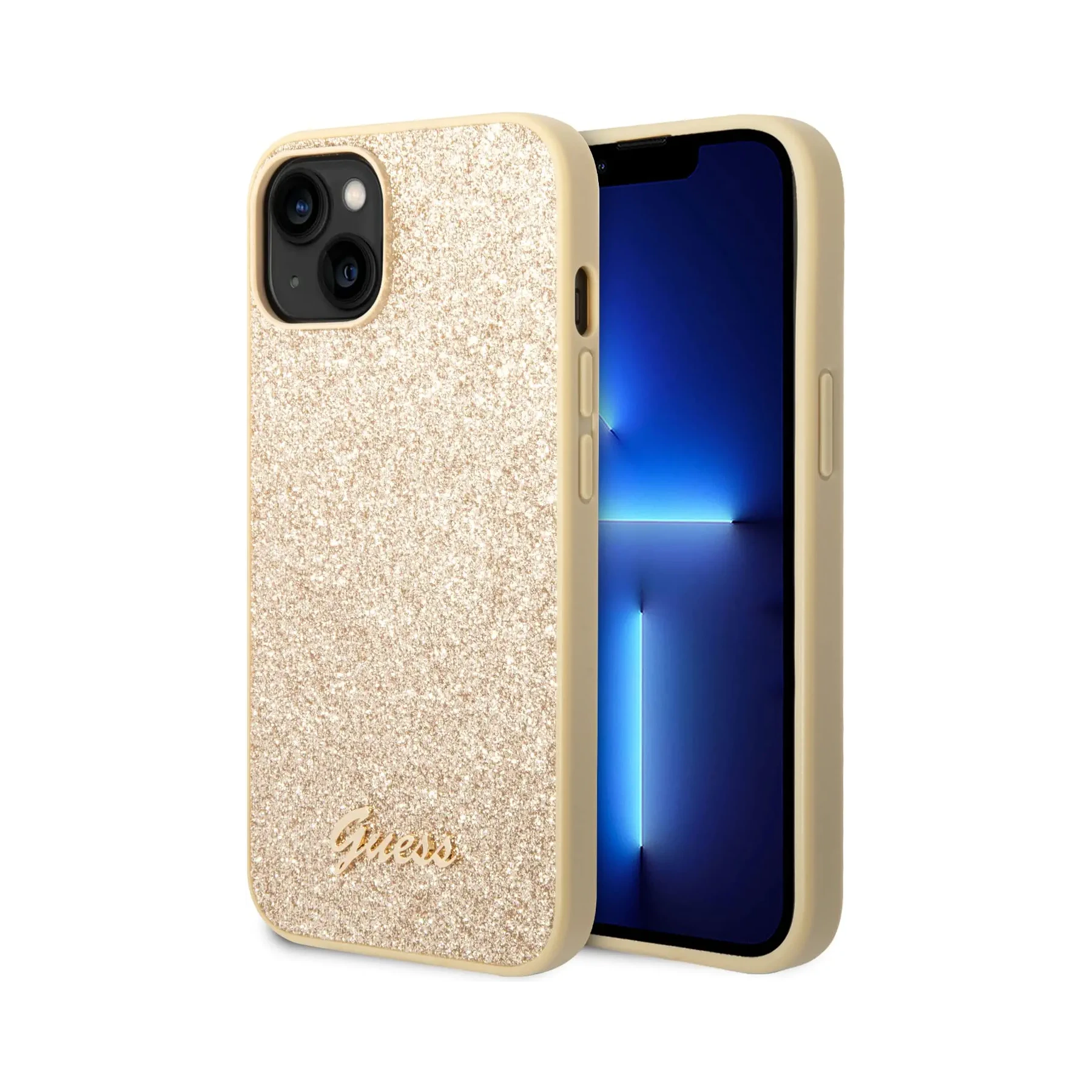 Coque iPhone 14 Guess brillante 2 vues
