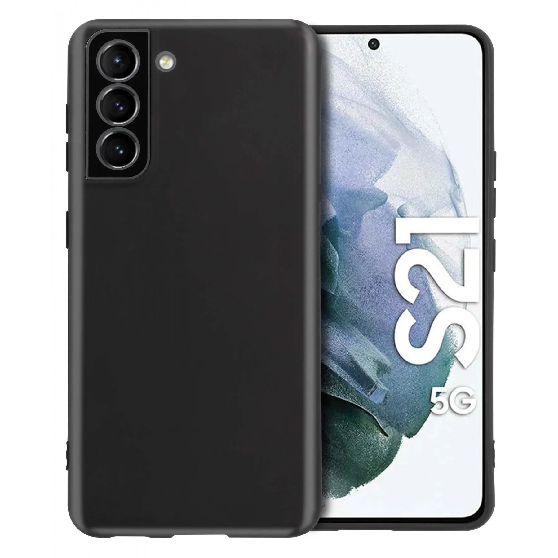 Coque silicone touch avec protection caméra pour Samsung S21 Akses
