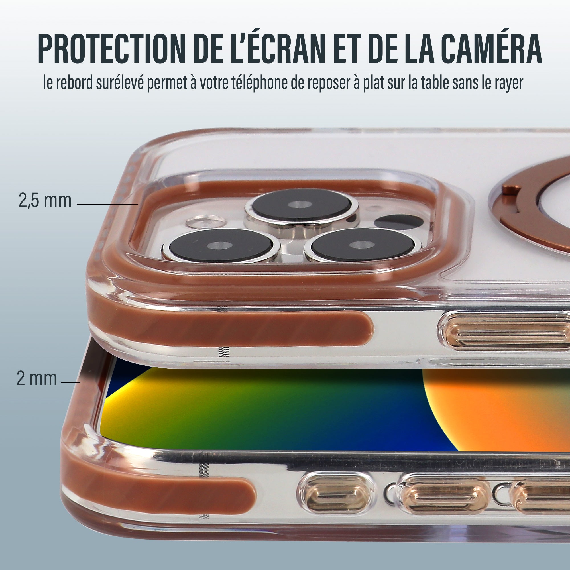 Coque iPhone 16 Pro Akses Hybrid Magsafe Anneaux
