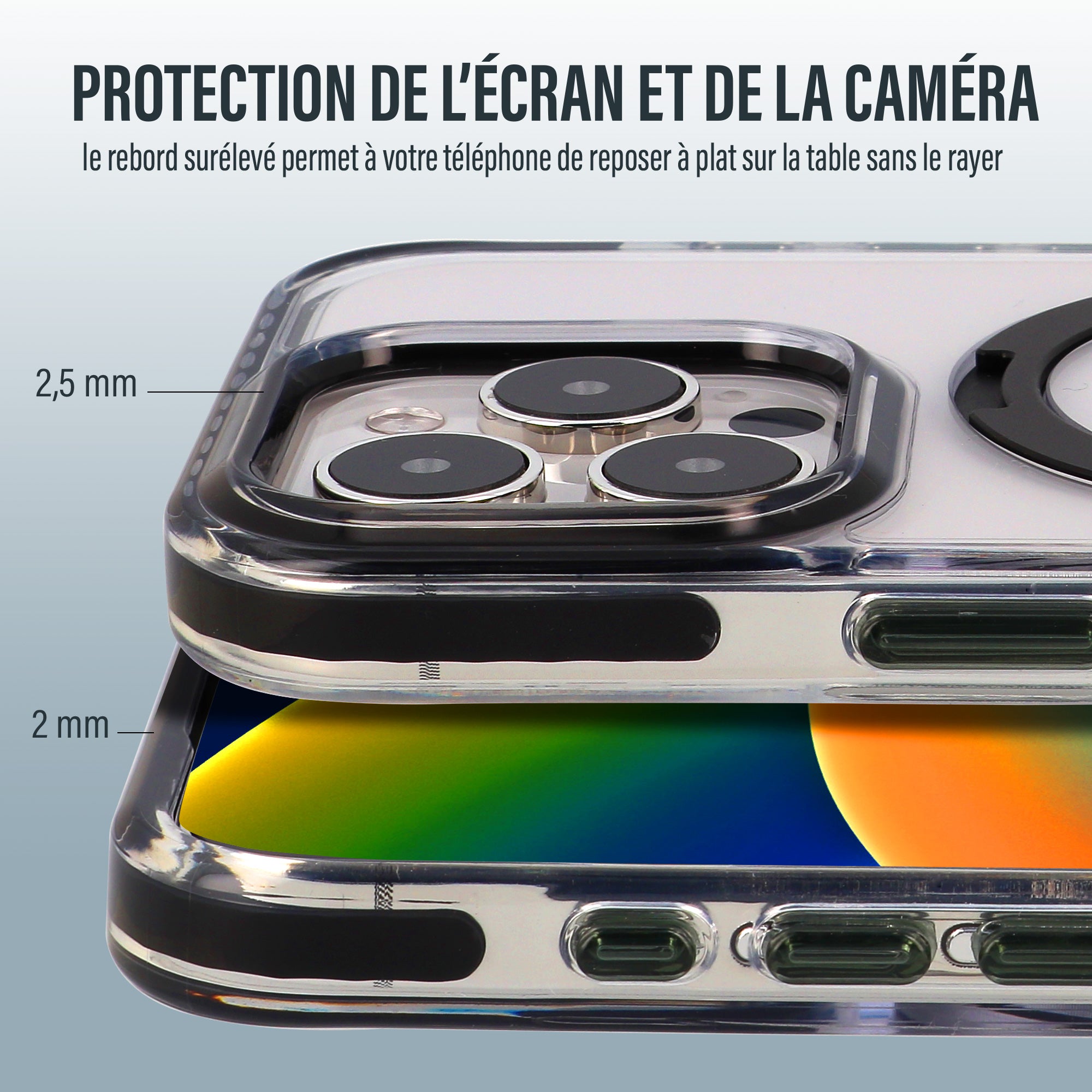 Coque iPhone 16 Pro Akses Hybrid Magsafe Anneaux