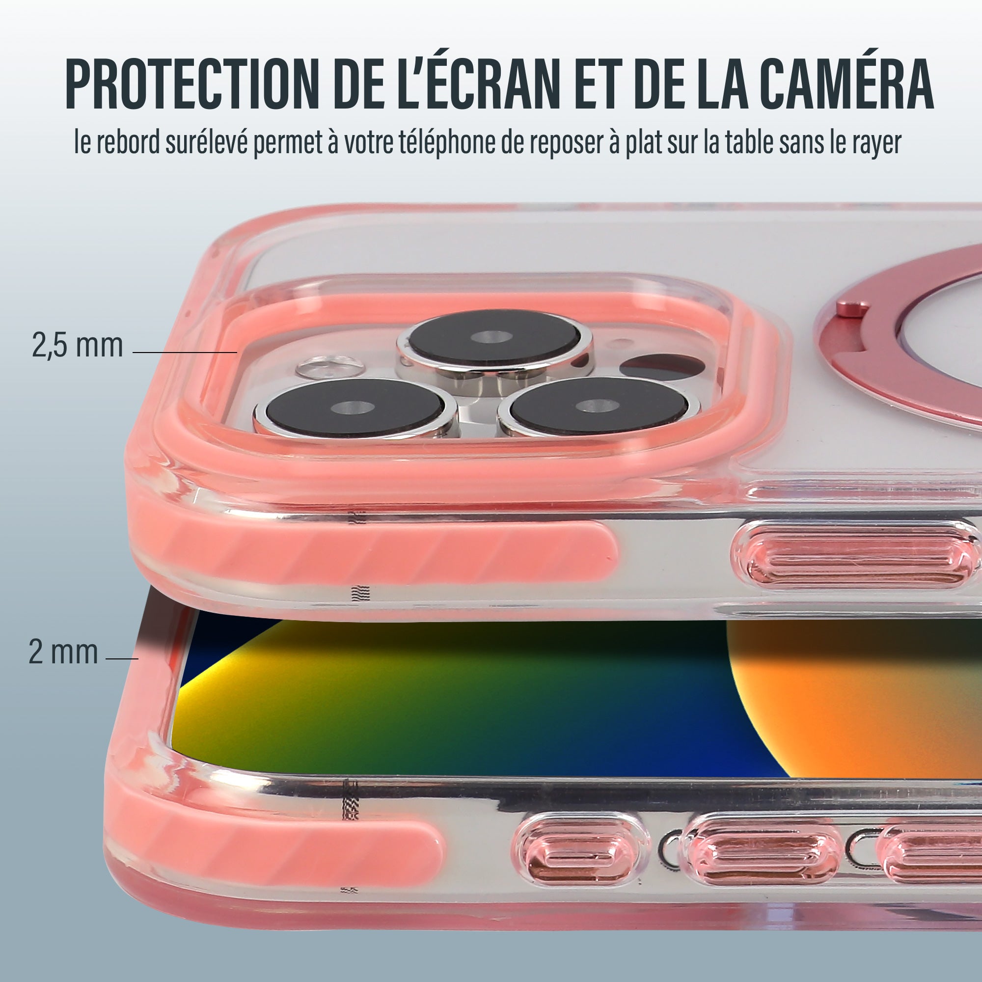 Coque iPhone 16 Pro Akses Hybrid Magsafe Anneaux