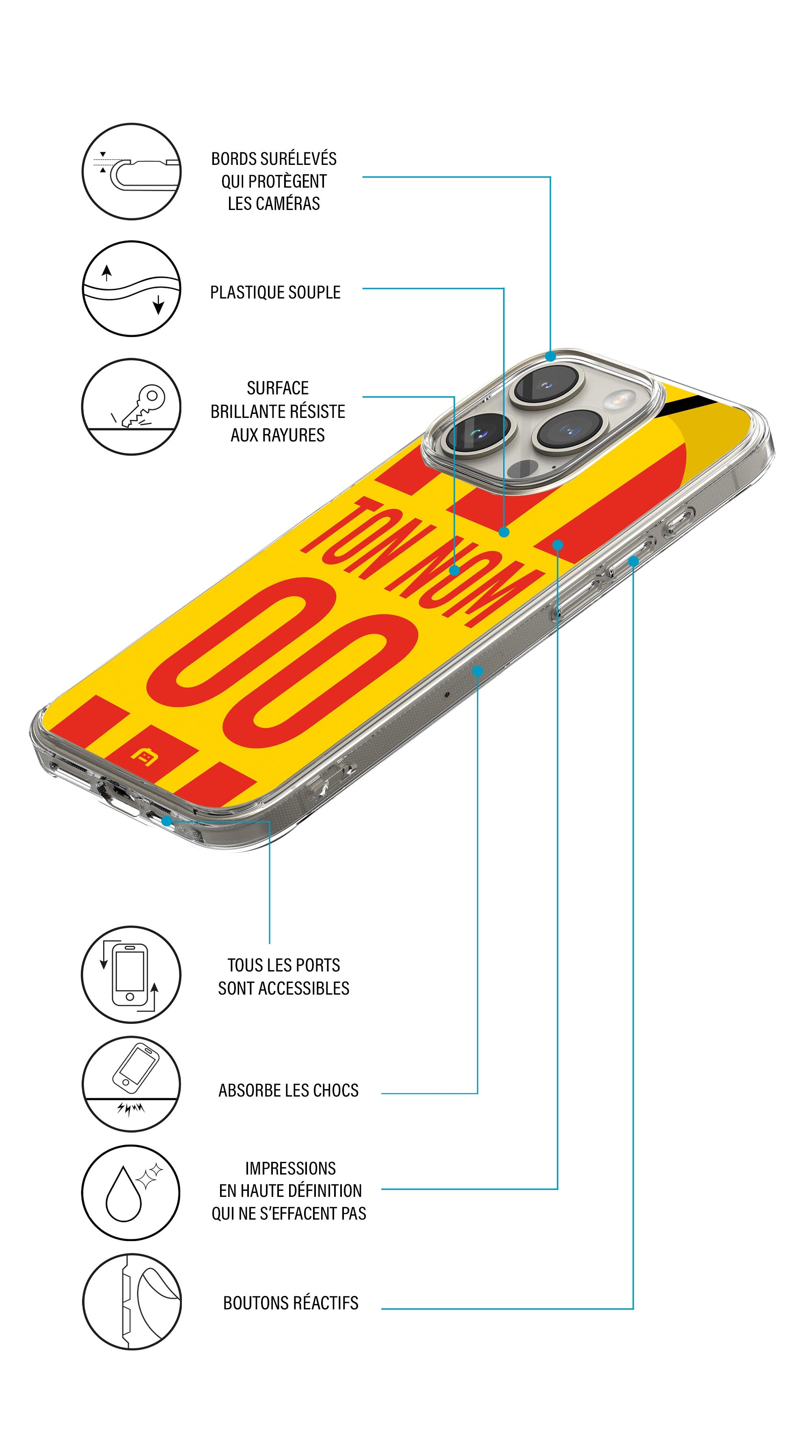 Coque foot personnalisée maillot Lens