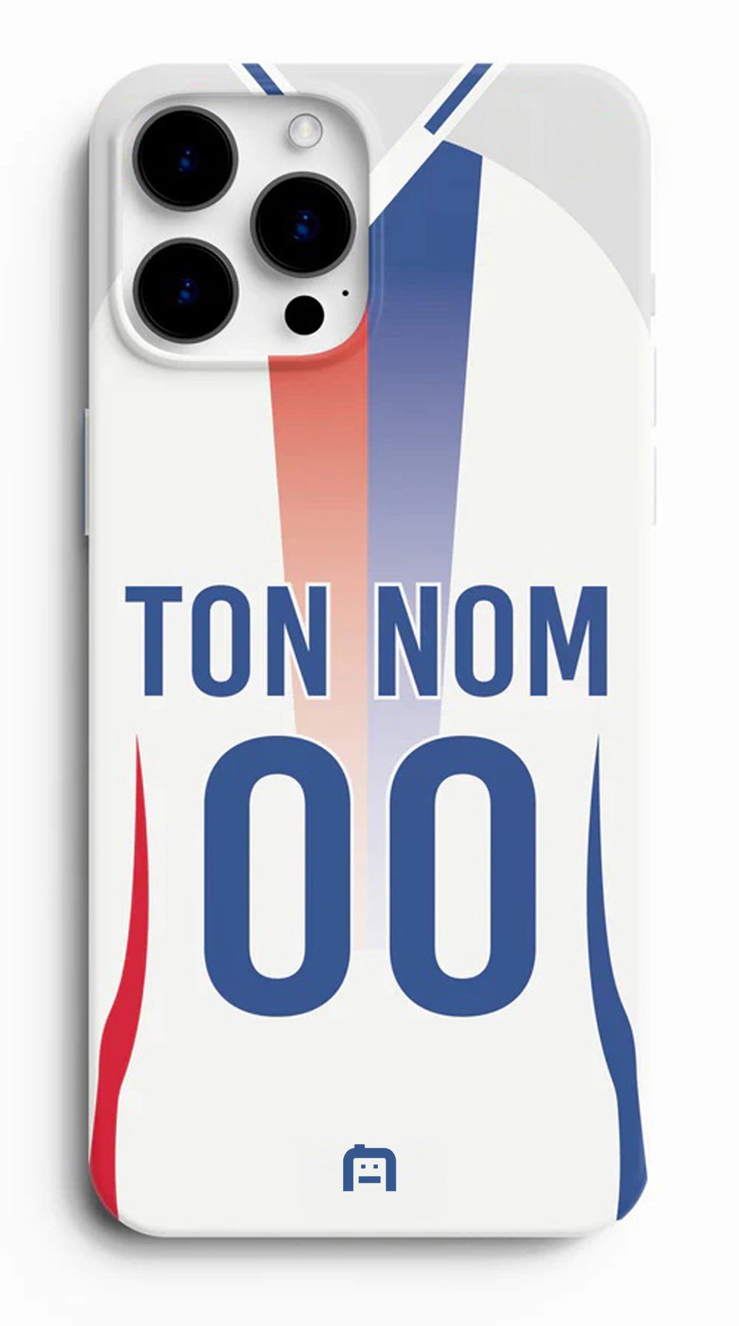 Coque foot personnalisée maillot Lyon
