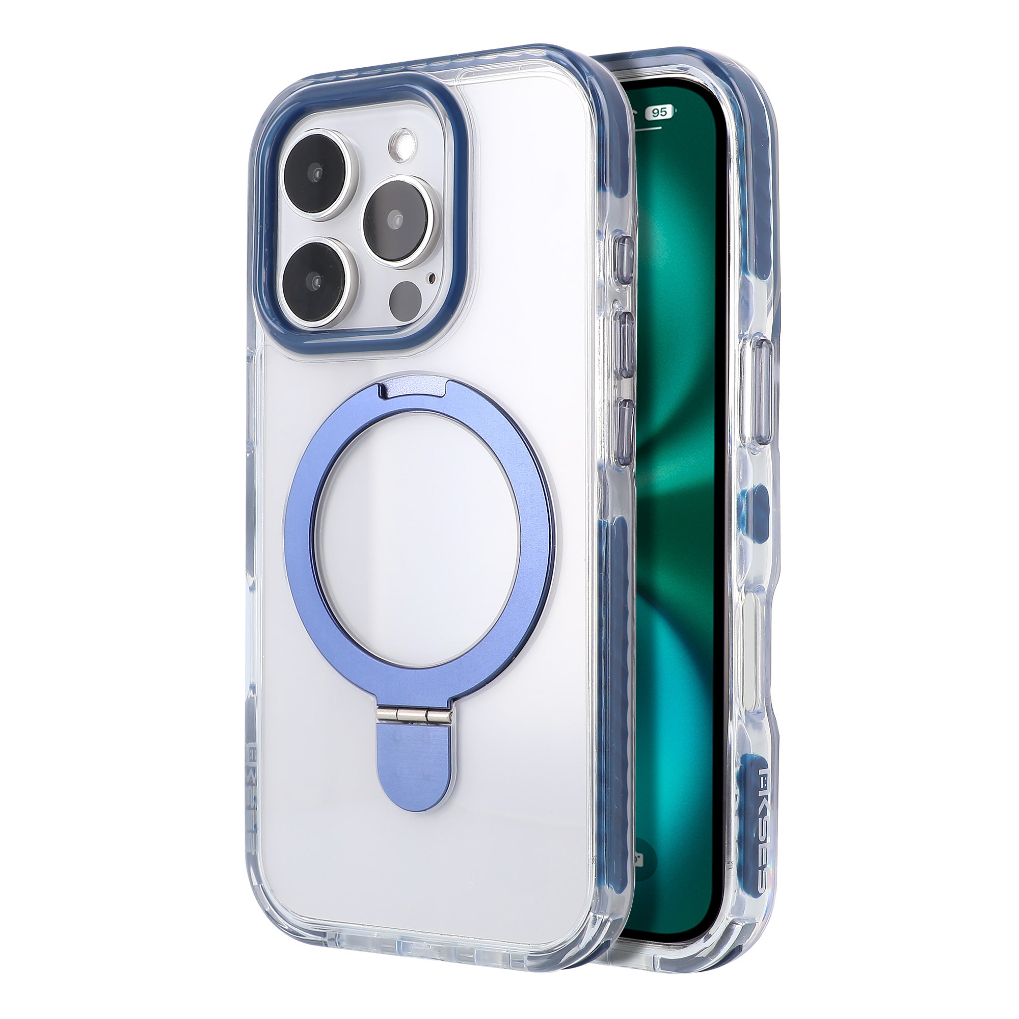 Coque iPhone 16 Plus Akses Hybrid Magsafe Anneaux Cordon