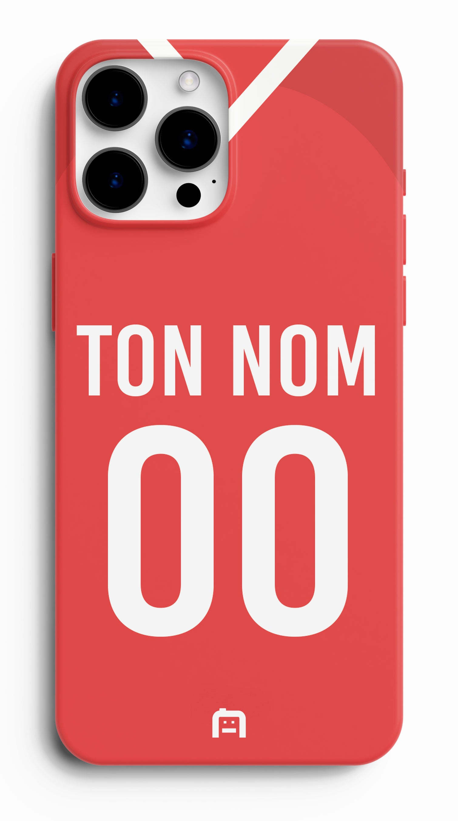Coque foot personnalisée maillot Nîmes