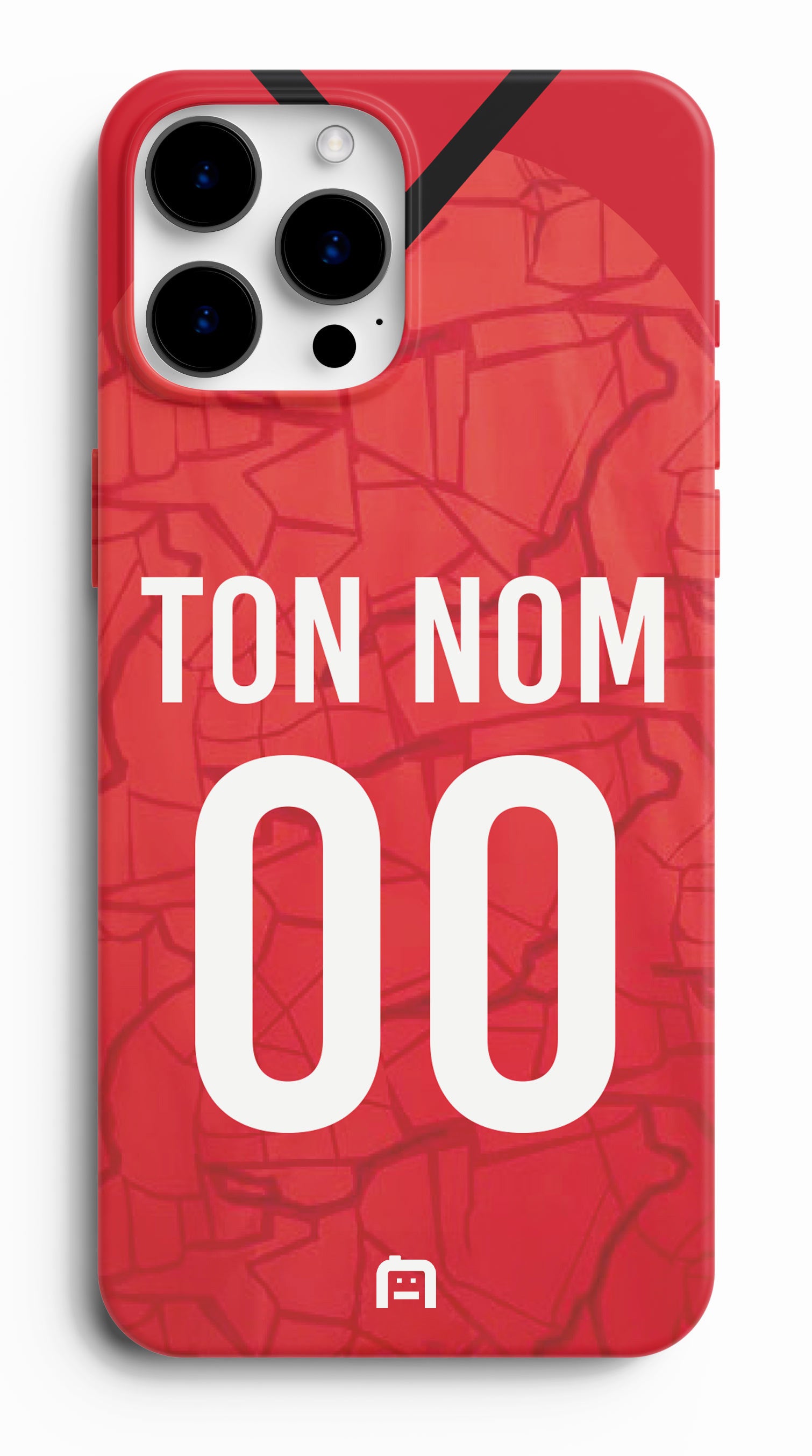 Coque foot personnalisée maillot Rennes