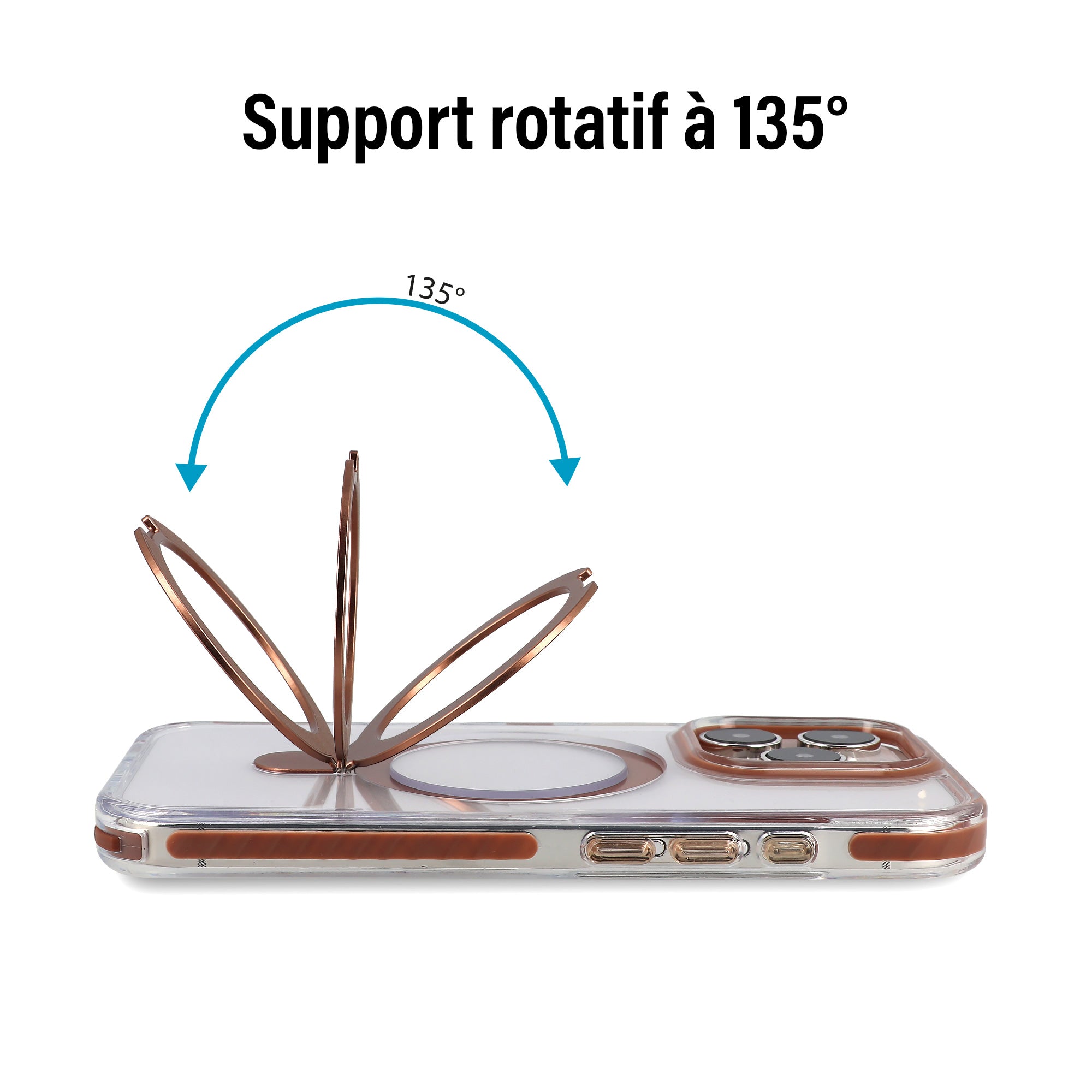 Coque iPhone 16 Pro Akses Hybrid Magsafe Anneaux