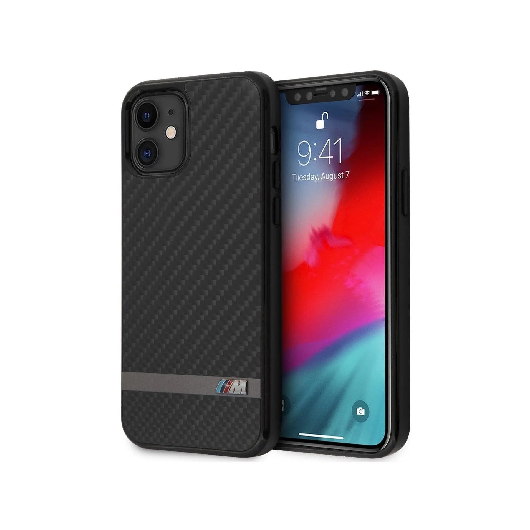 Coque iPhone 12 Mini BMW bande 2 vues